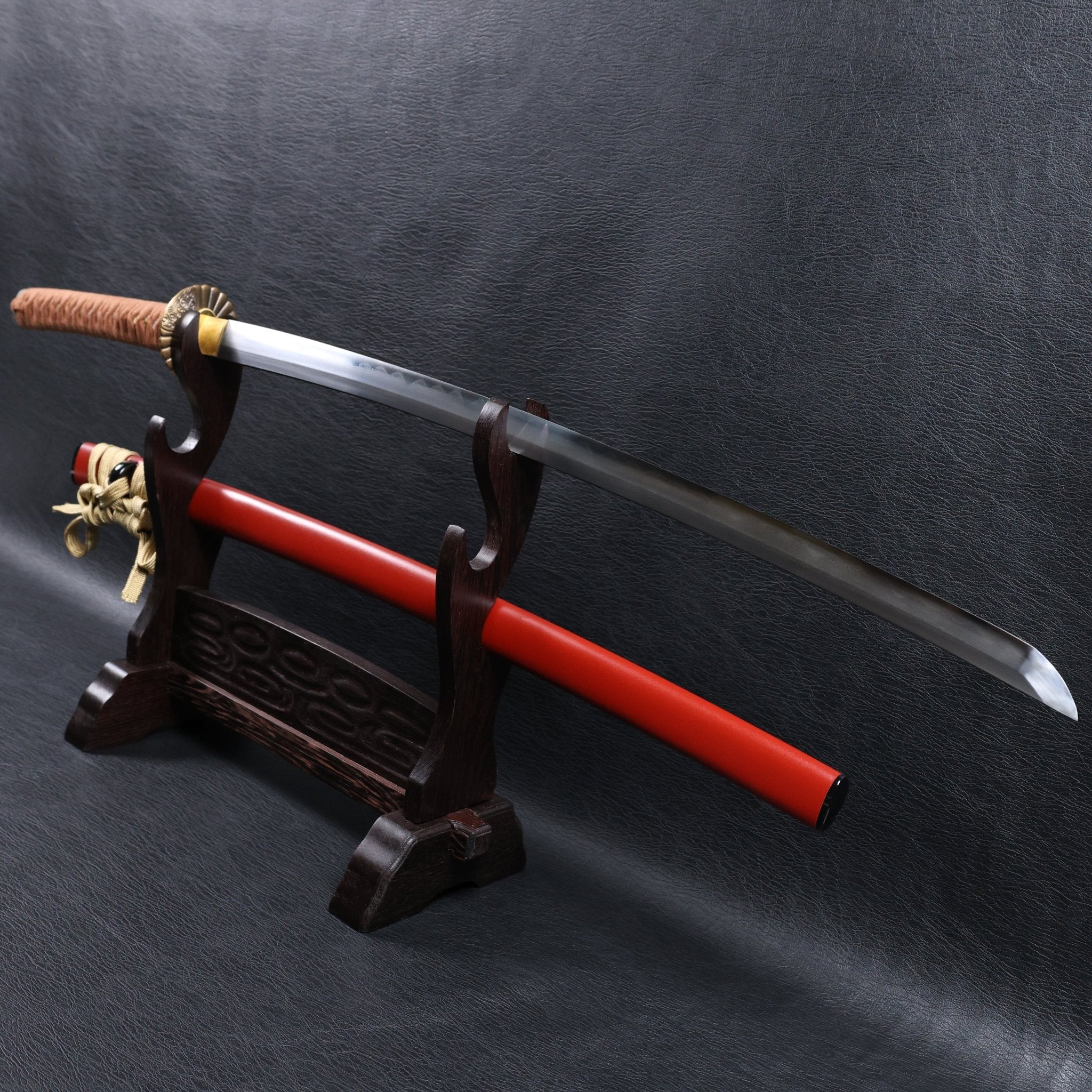 Katana Tadakatsu Folded Steel Clay Tempered Blade with Notare Wave Hamon | KSA Hua | KSA Katana For Sale 2026