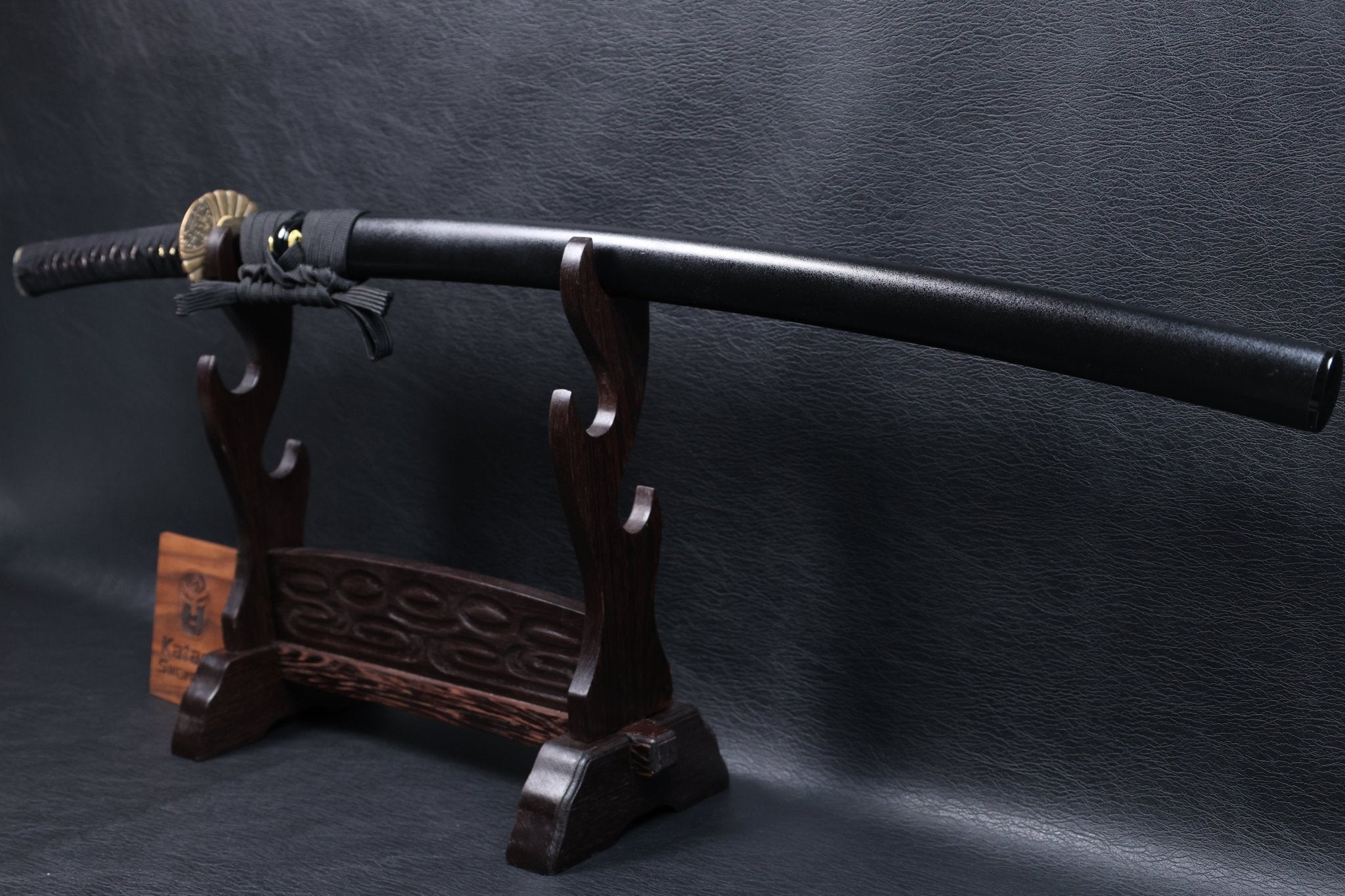 Katana Takanobu 9260 Spring Steel Premium Mirror Polish with Black Saya | KSA Jiang | KSA Katana For Sale 2026