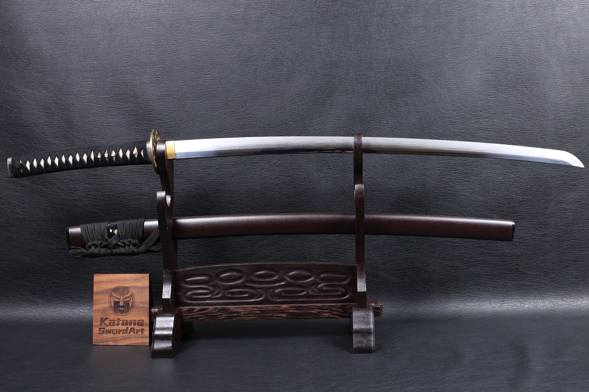 Katana Tatsuoki Folded Steel Clay Tempered Blade with Sanbonsugi Hamon | KSA Jiang | KSA Katana For Sale 2026