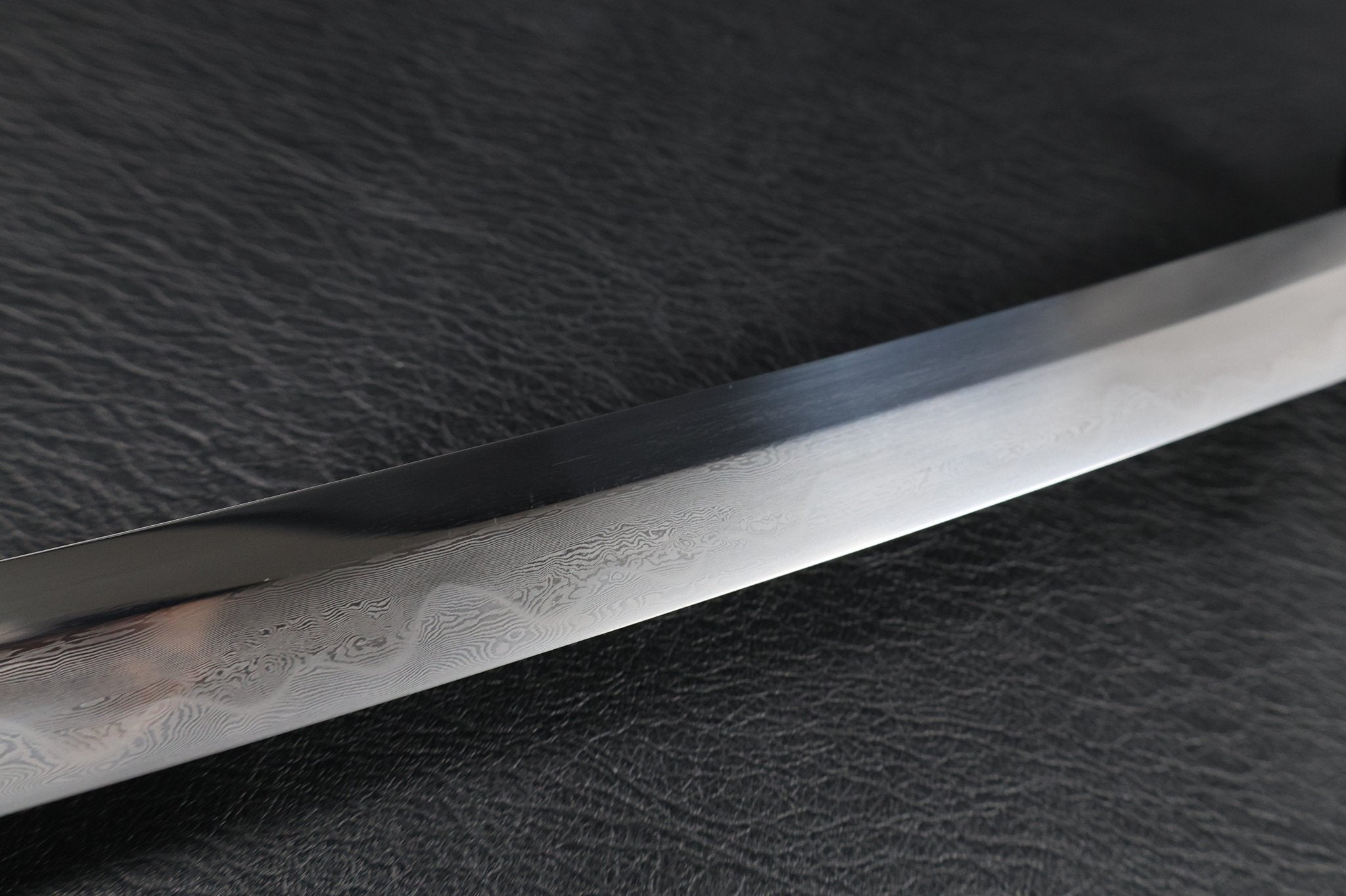 Katana Tatsuoki Folded Steel Clay Tempered Blade with Sanbonsugi Hamon | KSA Jiang | KSA Katana For Sale 2026