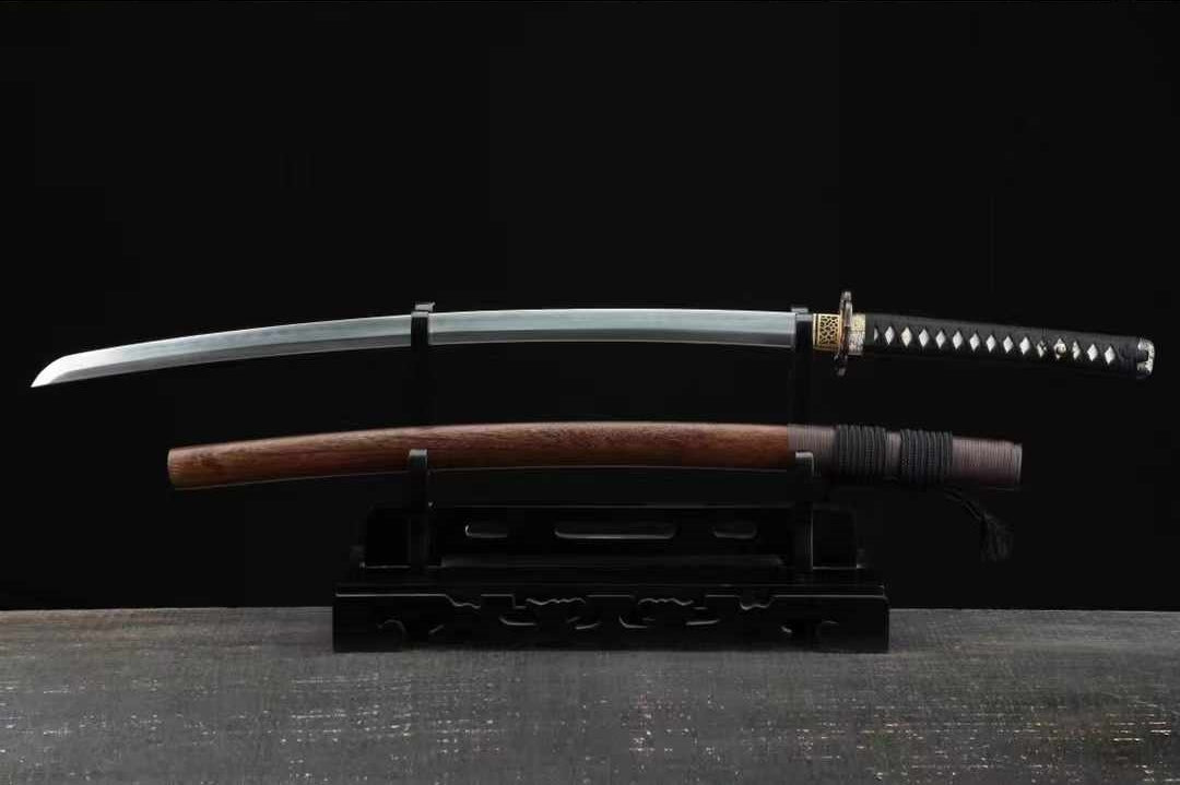 Katana Three Buddhas Snake Damascus Steel Clay Tempered 三佛 | KatanaSwordArt Katana For Sale 2025