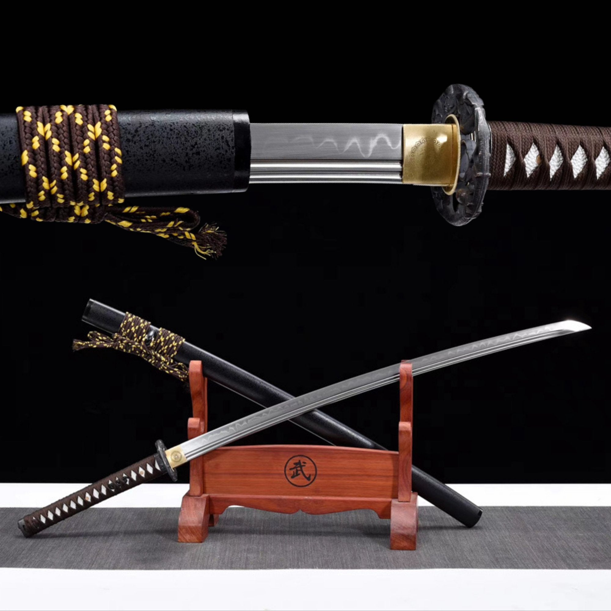 Katana Toutao T10 Clay Tempered Black 偷桃 | KatanaSwordArt Katana For Sale 2025