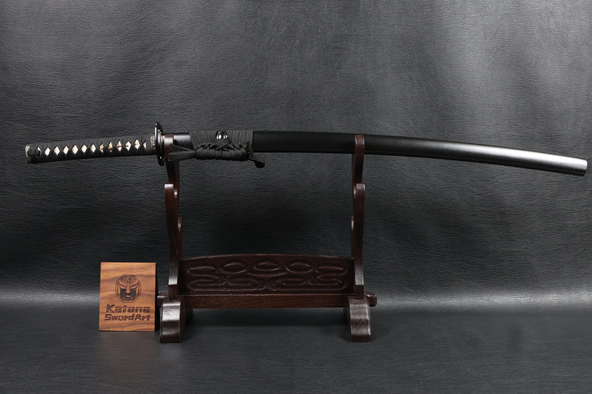 Katana Vajra Eclipse Folded Steel Clay Tempered Blade with Sanbonsugi Hamon | KSA Hua | KatanaSwordArt Katana For Sale 2026