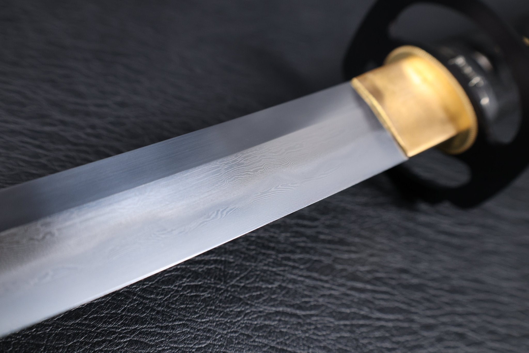 Katana Vajra Eclipse Folded Steel Clay Tempered Blade with Sanbonsugi Hamon | KSA Hua | KatanaSwordArt Katana For Sale 2026