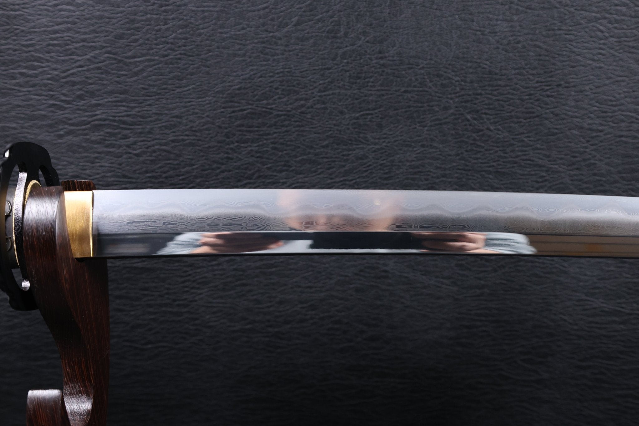 Katana Vajra Eclipse Folded Steel Clay Tempered Blade with Sanbonsugi Hamon | KSA Hua | KatanaSwordArt Katana For Sale 2026
