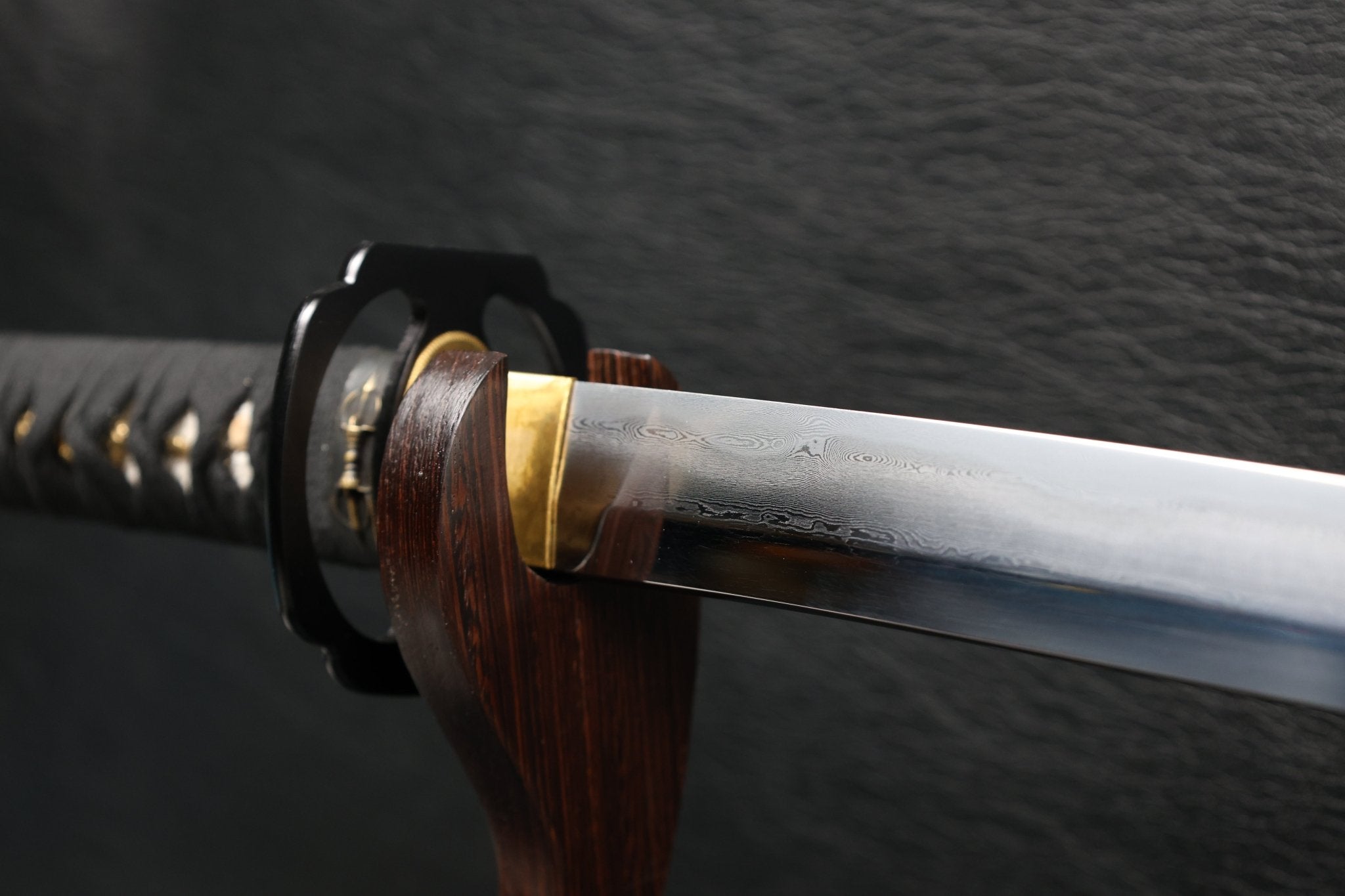 Katana Vajra Eclipse Folded Steel Clay Tempered Blade with Sanbonsugi Hamon | KSA Hua | KatanaSwordArt Katana For Sale 2026
