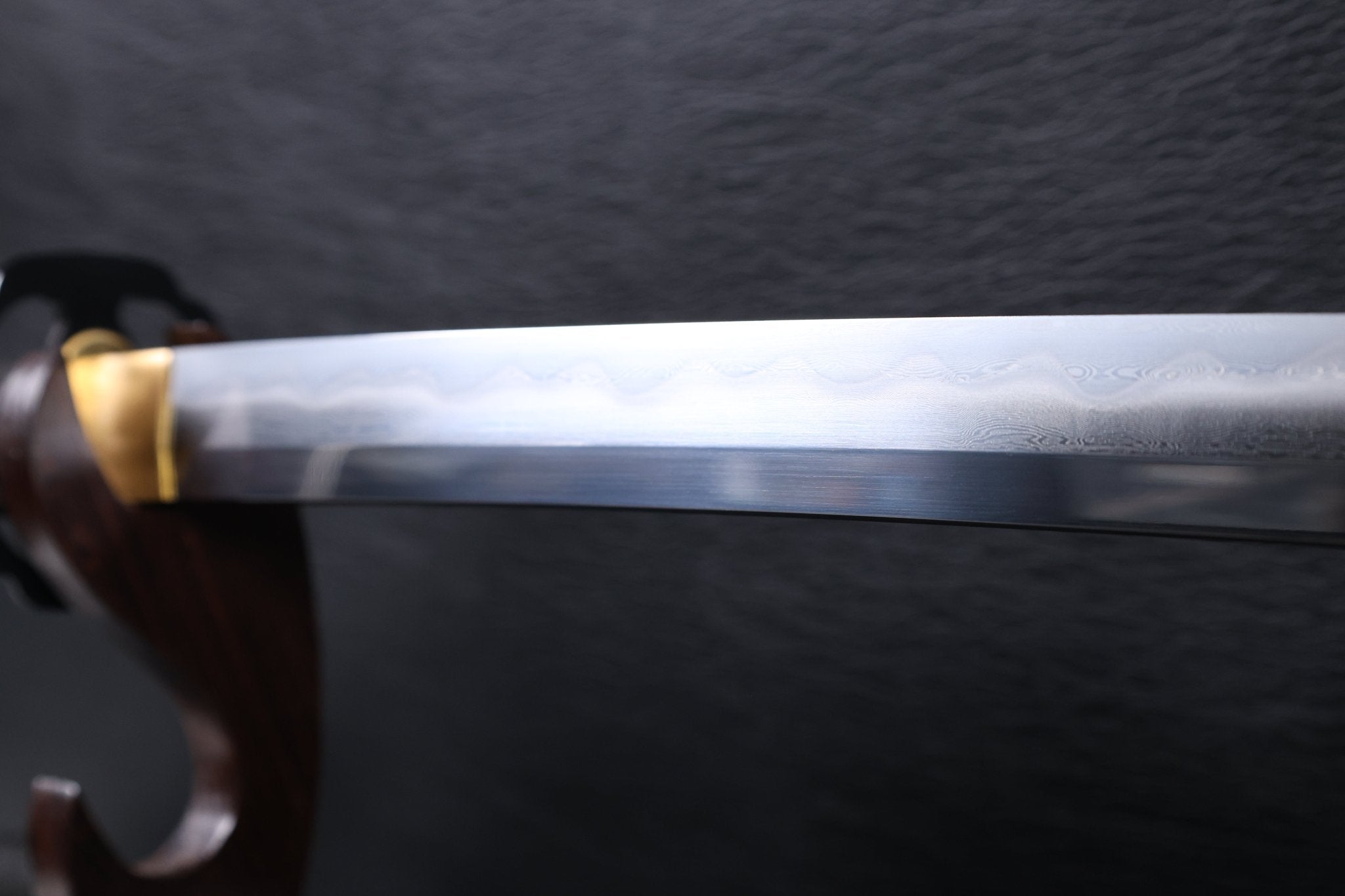Katana Vajra Eclipse Folded Steel Clay Tempered Blade with Sanbonsugi Hamon | KSA Hua | KatanaSwordArt Katana For Sale 2026