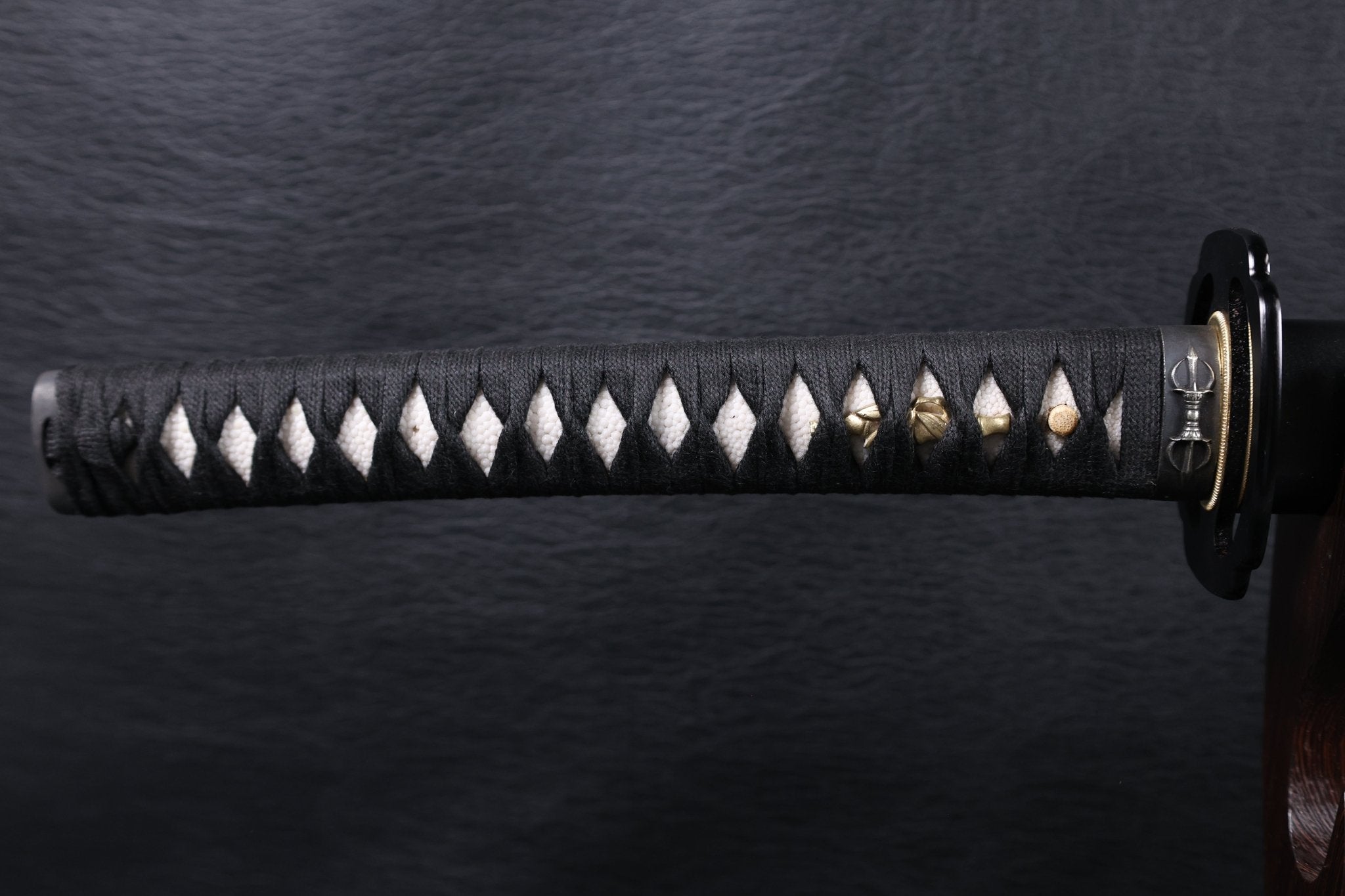 Katana Vajra Eclipse Folded Steel Clay Tempered Blade with Sanbonsugi Hamon | KSA Hua | KatanaSwordArt Katana For Sale 2026