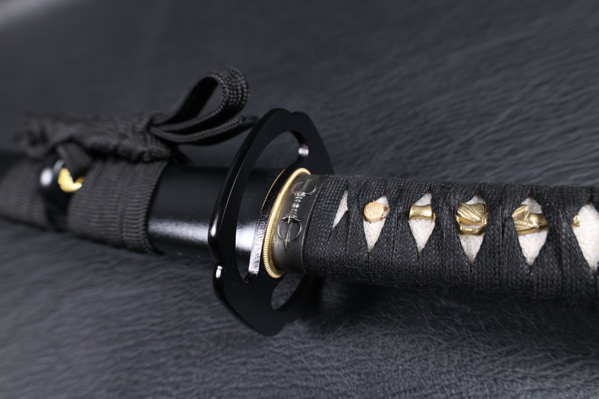 Katana Vajra Eclipse Folded Steel Clay Tempered Blade with Sanbonsugi Hamon | KSA Hua | KatanaSwordArt Katana For Sale 2026
