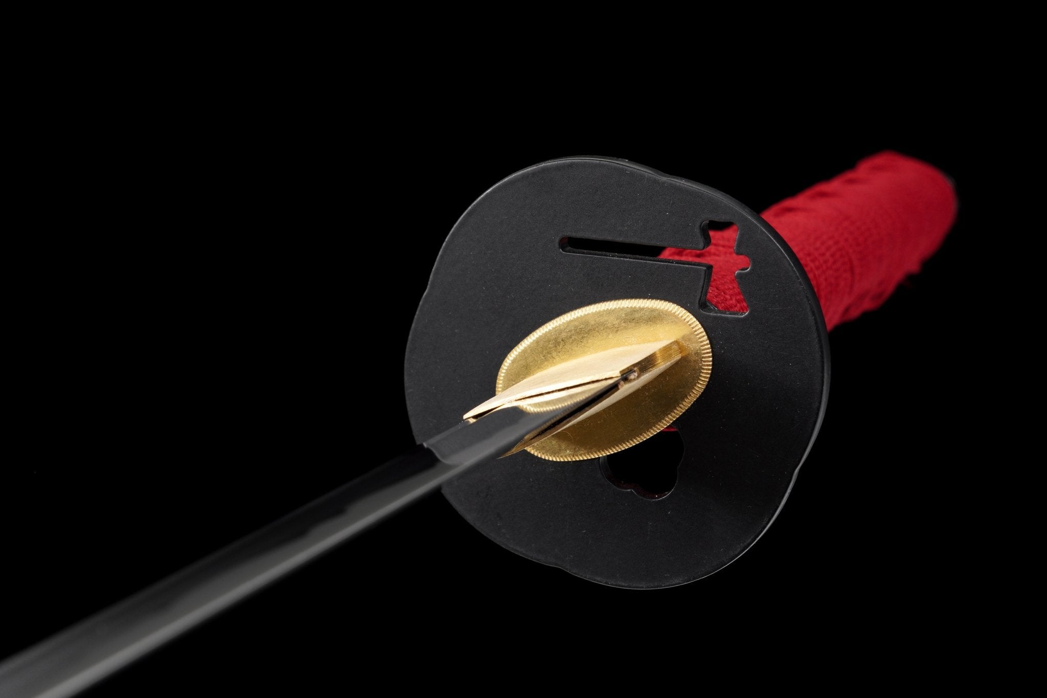 Katana Vermilion Flame Red Lacquer Saya Genuine Rayskin 紅炎 | KatanaSwordArt Katana For Sale 2025