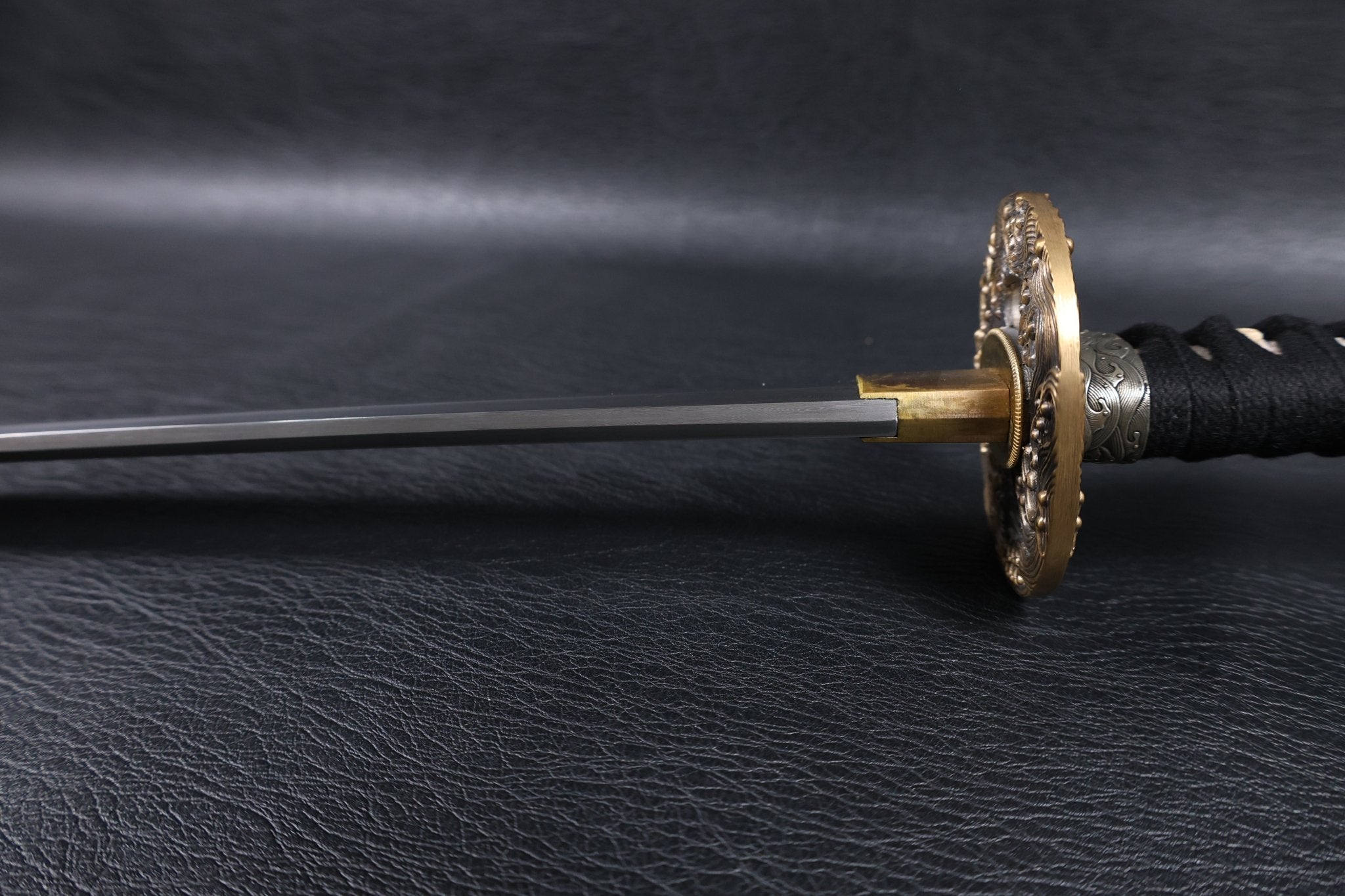 Katana Yoshihiro Folded Steel Clay Tempered Blade with Notare Wave Hamon | KSA Hua | KSA Katana For Sale 2026