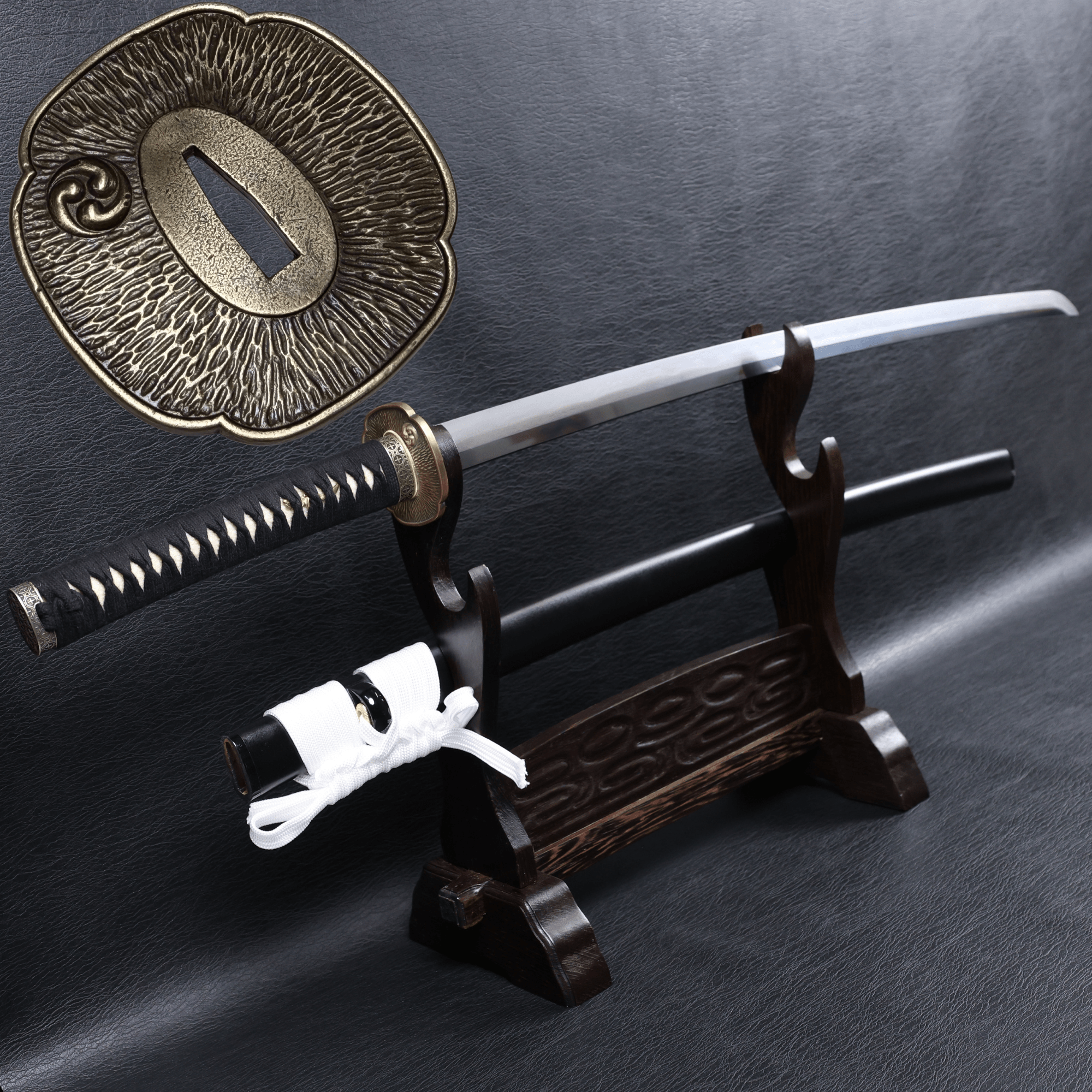 Katana Yoshikage Folded Steel Clay Tempered Blade with Sanbonsugi Hamon | KSA Jiang | KSA Katana For Sale 2026