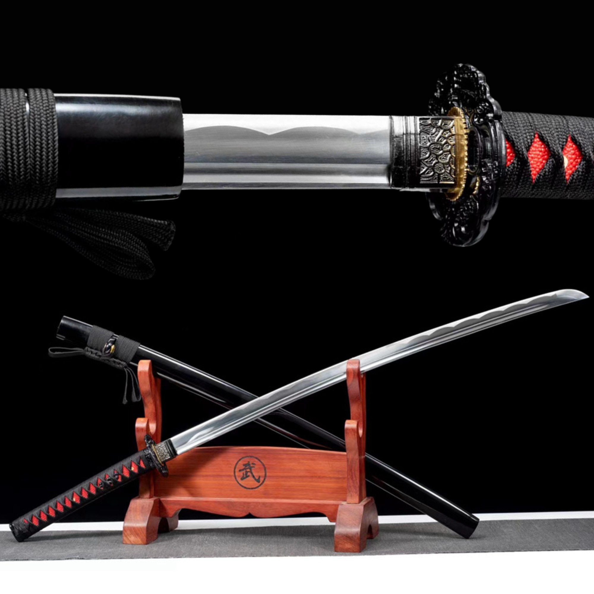 Katana YunCu Carbon Steel Black Saya 雲簇 | KatanaSwordArt Katana For Sale 2025