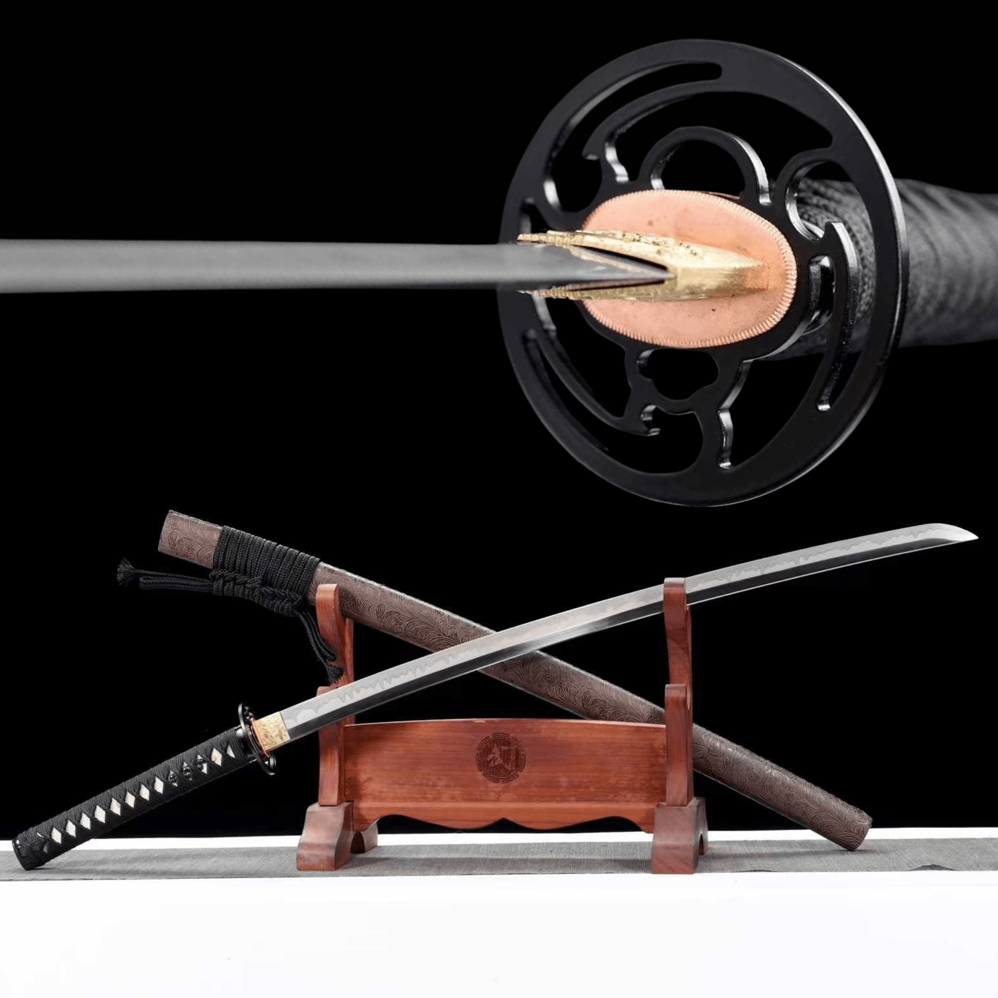 Katana ZhuiFeng T10 Clay Tempered Black Saya 追風 | KatanaSwordArt Katana For Sale 2025