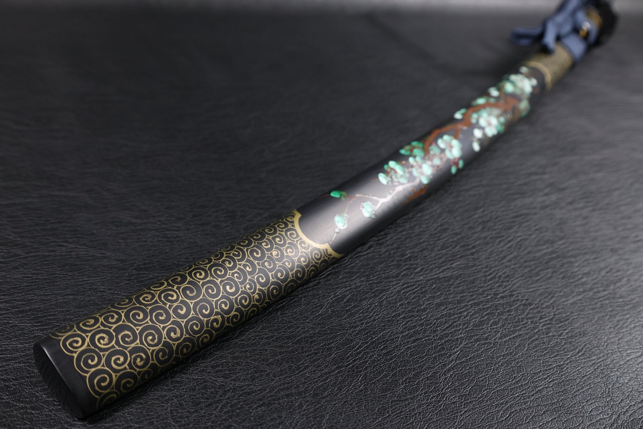 KSA Jin – Koiwave Katana Gomai Clay Tempered with Hand - Painted Plum Blossom Saya | KatanaSwordArt Katana For Sale 2025