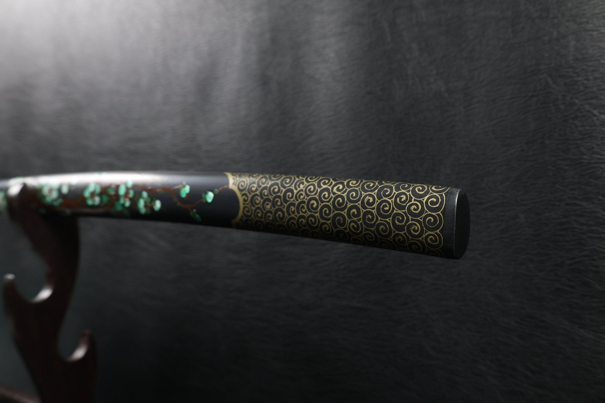 KSA Jin – Koiwave Katana Gomai Clay Tempered with Hand - Painted Plum Blossom Saya | KatanaSwordArt Katana For Sale 2025