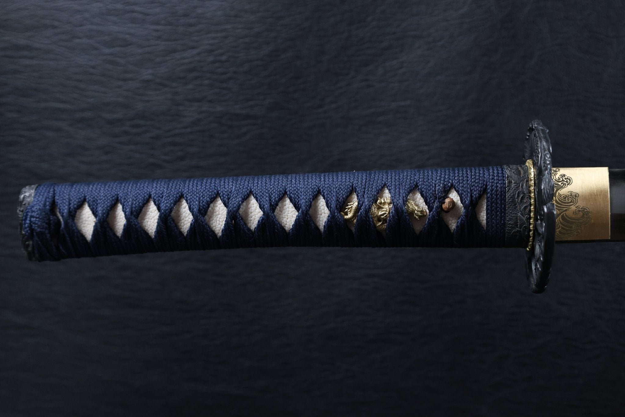 KSA Jin – Koiwave Katana Gomai Clay Tempered with Hand - Painted Plum Blossom Saya | KatanaSwordArt Katana For Sale 2025