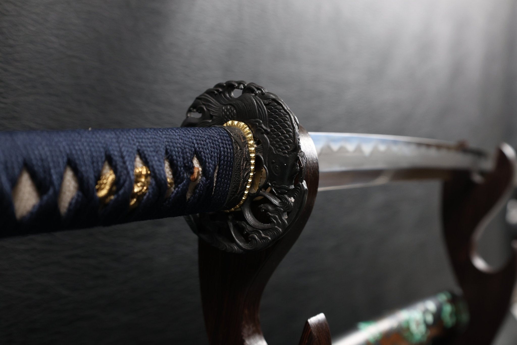 KSA Jin – Koiwave Katana Gomai Clay Tempered with Hand - Painted Plum Blossom Saya | KatanaSwordArt Katana For Sale 2025