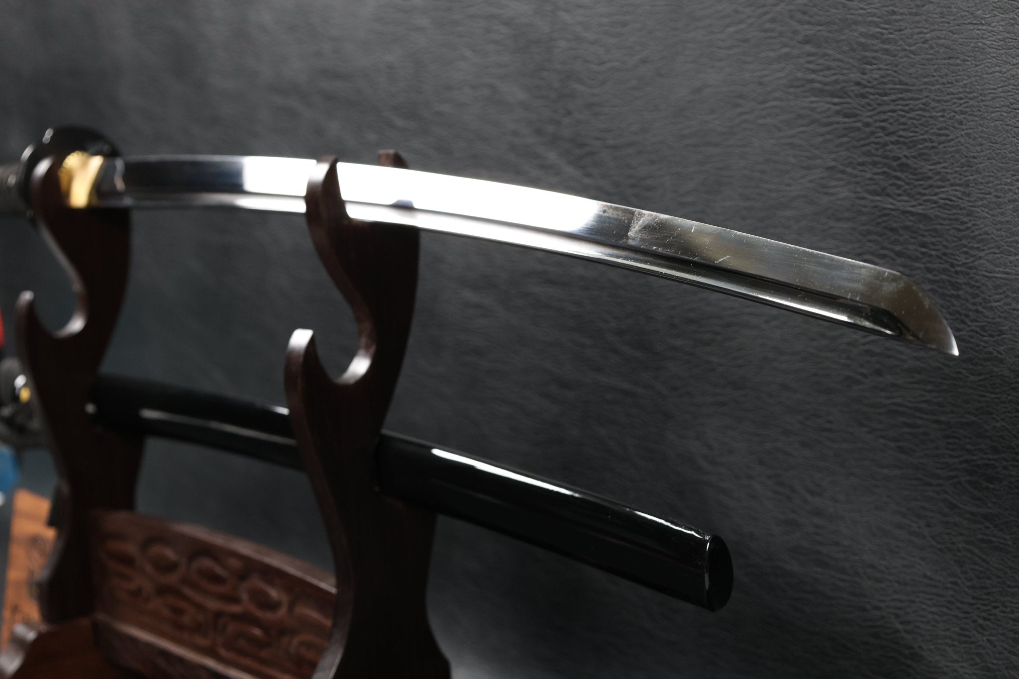 KSA Obsidianwave Katana Spring Steel with Mirror Blade | KatanaSwordArt Katana For Sale 2025