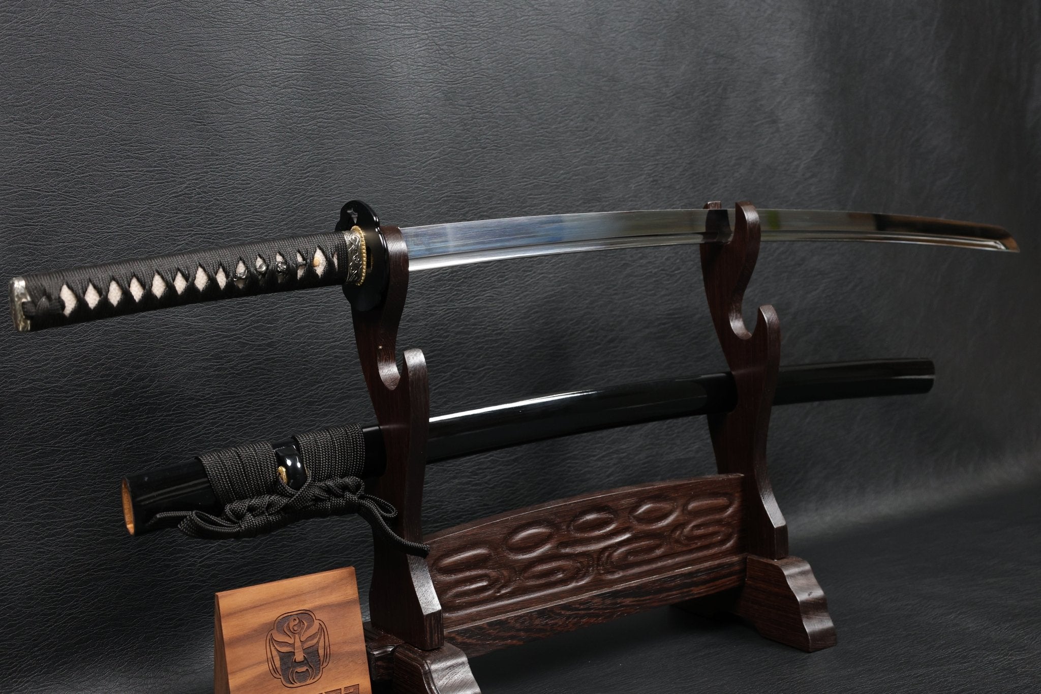 KSA Obsidianwave Katana Spring Steel with Mirror Blade | KatanaSwordArt Katana For Sale 2025