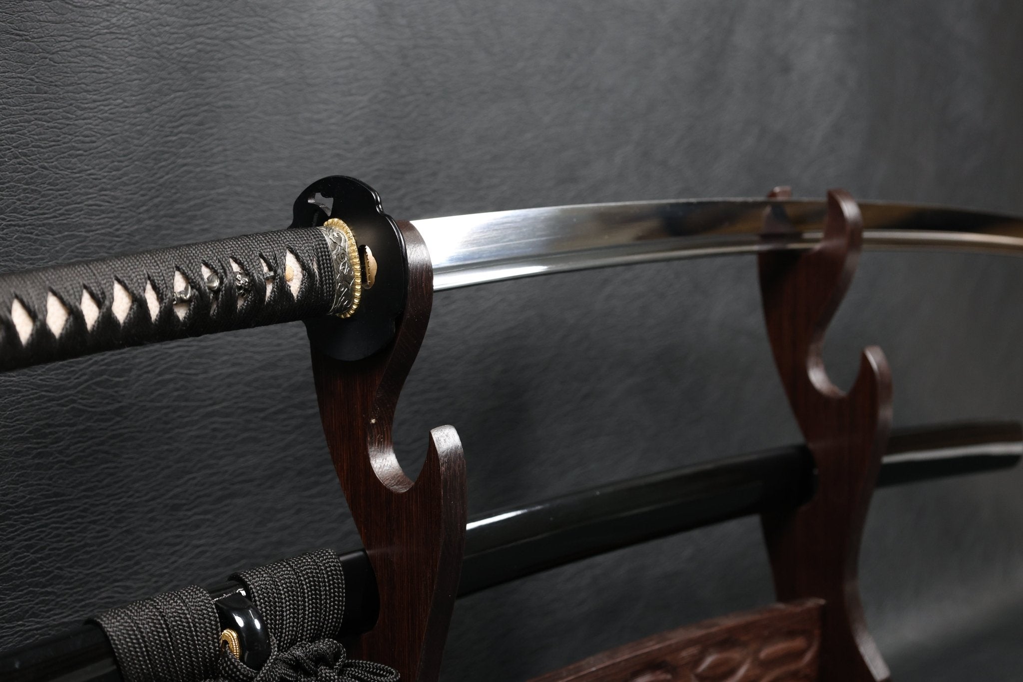 KSA Obsidianwave Katana Spring Steel with Mirror Blade | KatanaSwordArt Katana For Sale 2025