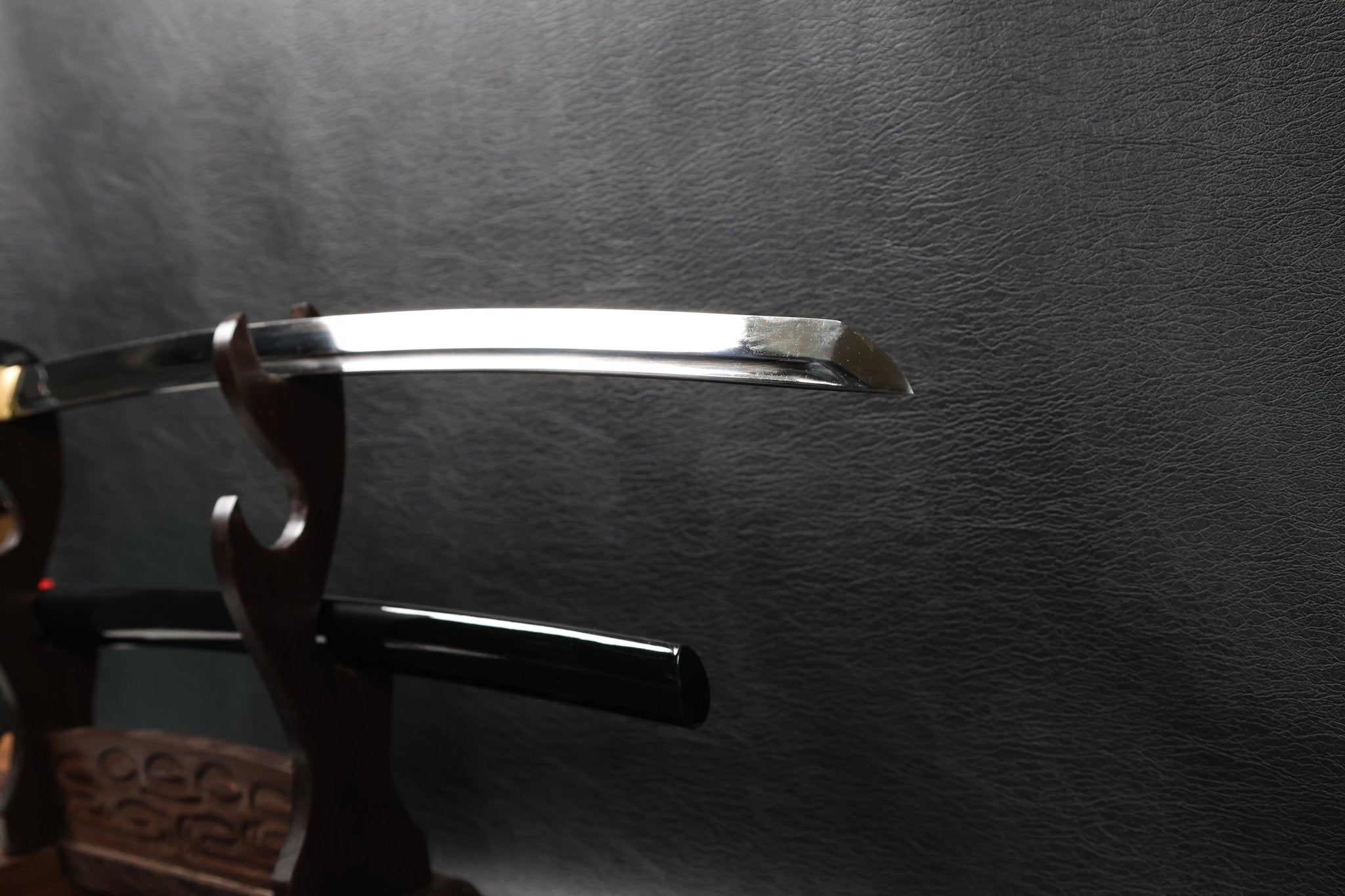 KSA Obsidianwave Katana Spring Steel with Mirror Blade | KatanaSwordArt Katana For Sale 2025