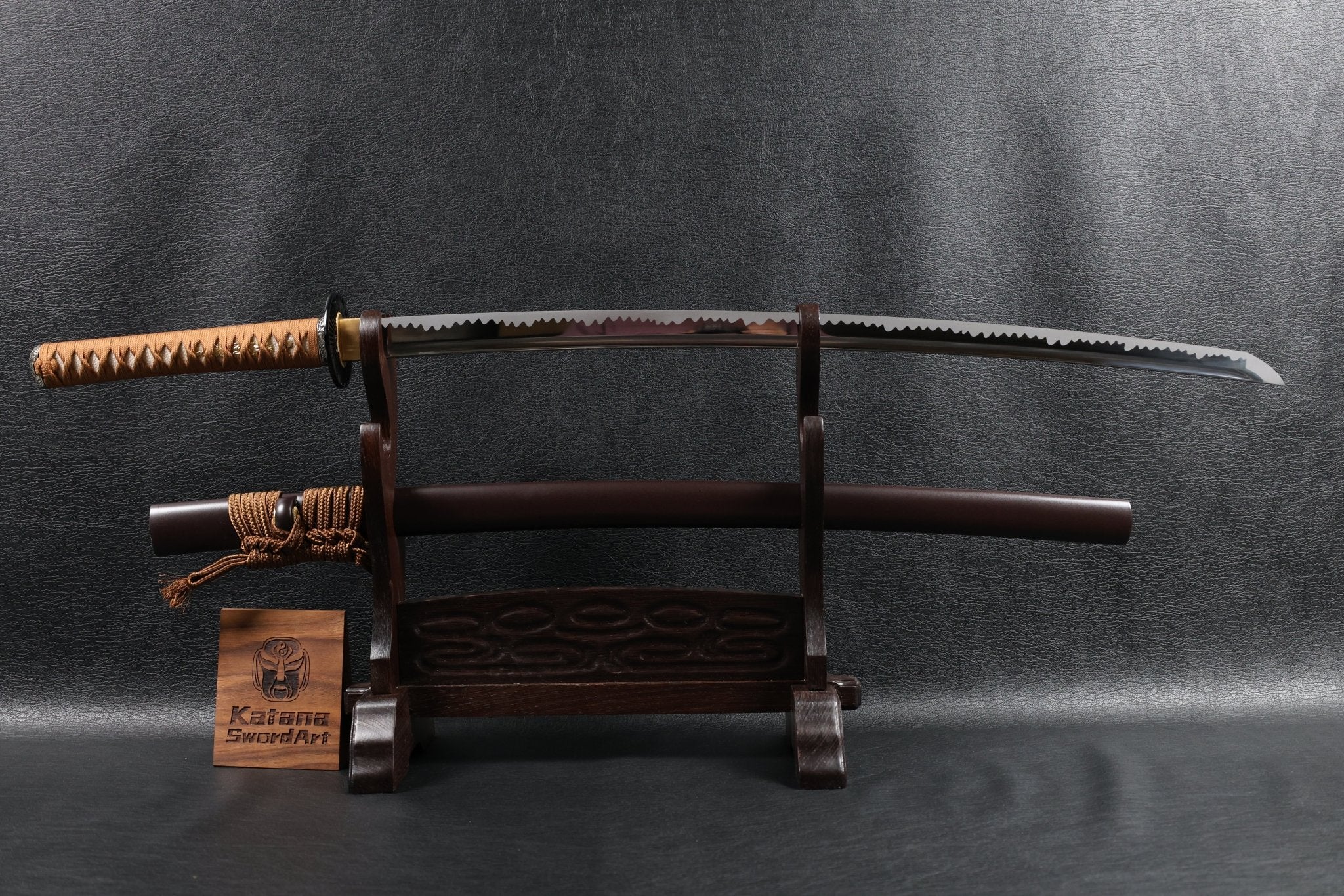 Katana EarthwaveDragon Spring Steel with Chōji Midare Hamon | KSA Qing | KSA Katana For Sale 2026