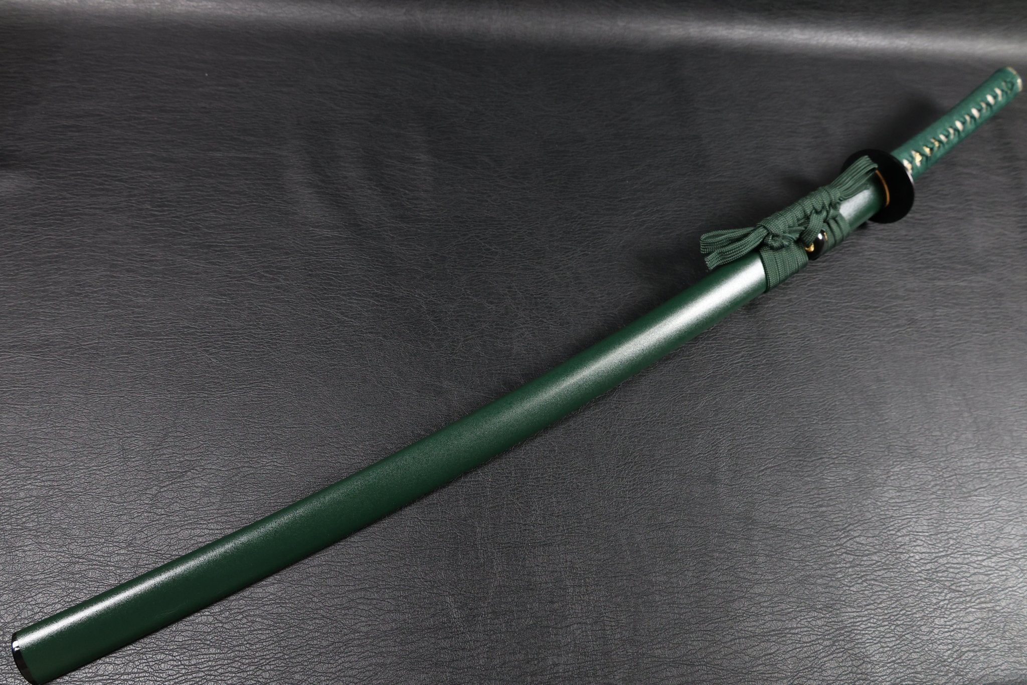 KSA Qing – EmeraldMist Katana Spring Steel with Chōji Midare Hamon | KatanaSwordArt Katana For Sale 2025