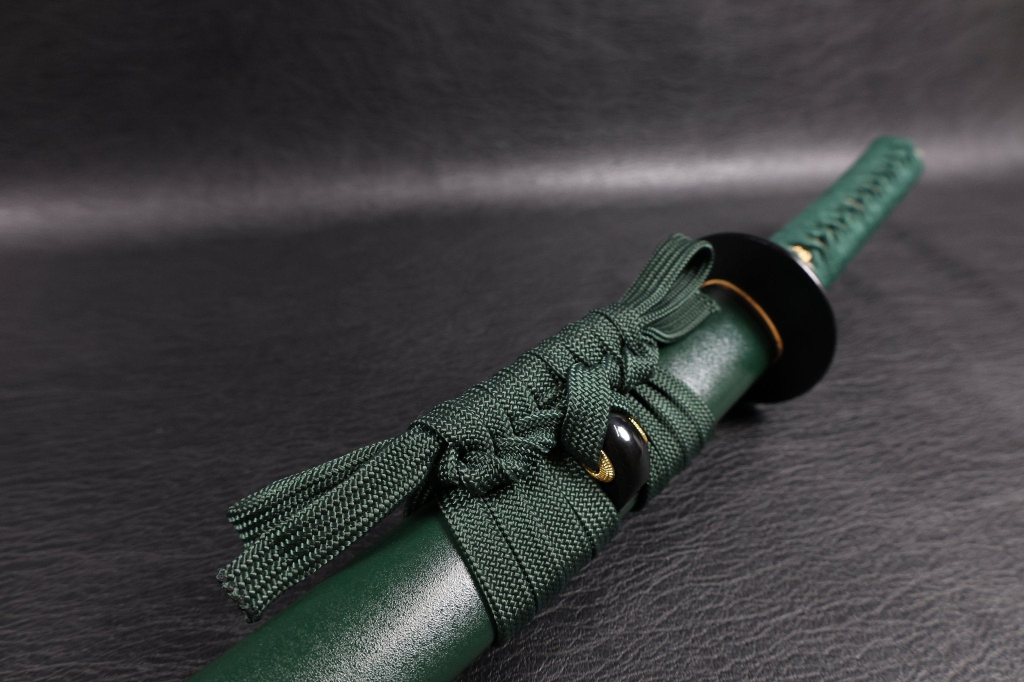 KSA Qing – EmeraldMist Katana Spring Steel with Chōji Midare Hamon | KatanaSwordArt Katana For Sale 2025