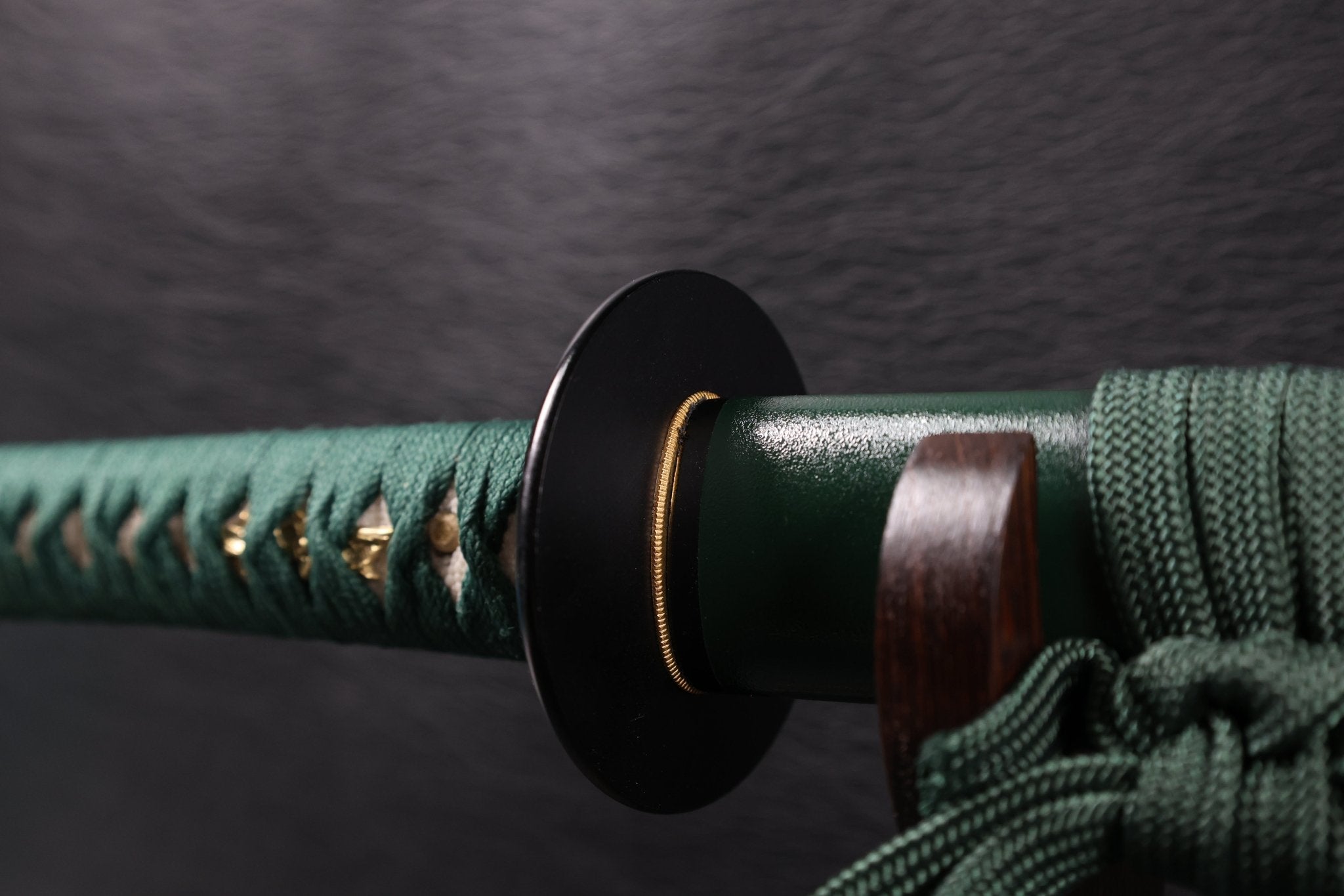 KSA Qing – EmeraldMist Katana Spring Steel with Chōji Midare Hamon | KatanaSwordArt Katana For Sale 2025