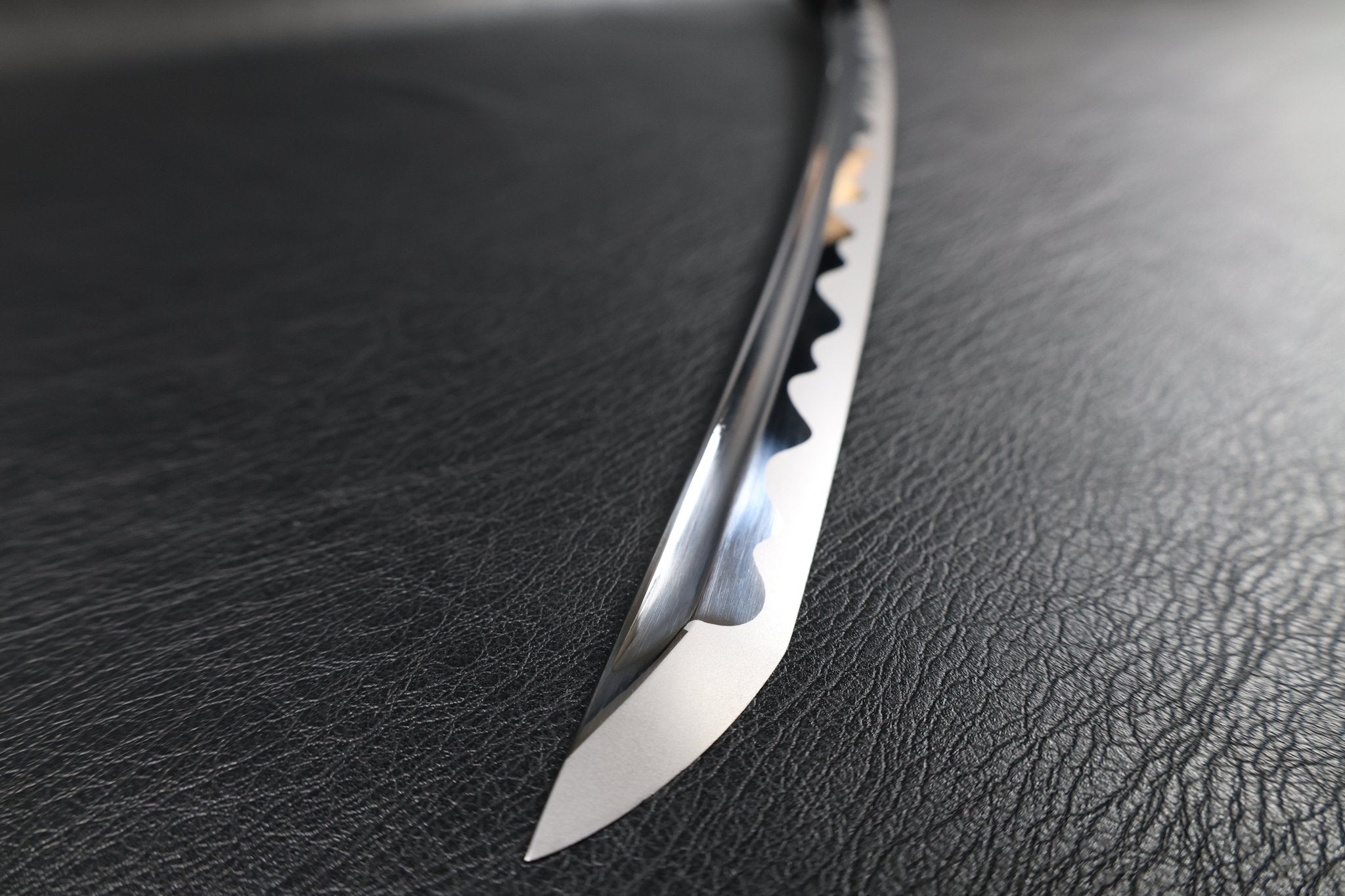 KSA Qing – WhiteRain Katana Spring Steel with Tōran Ba Hamon | KatanaSwordArt Katana For Sale 2025