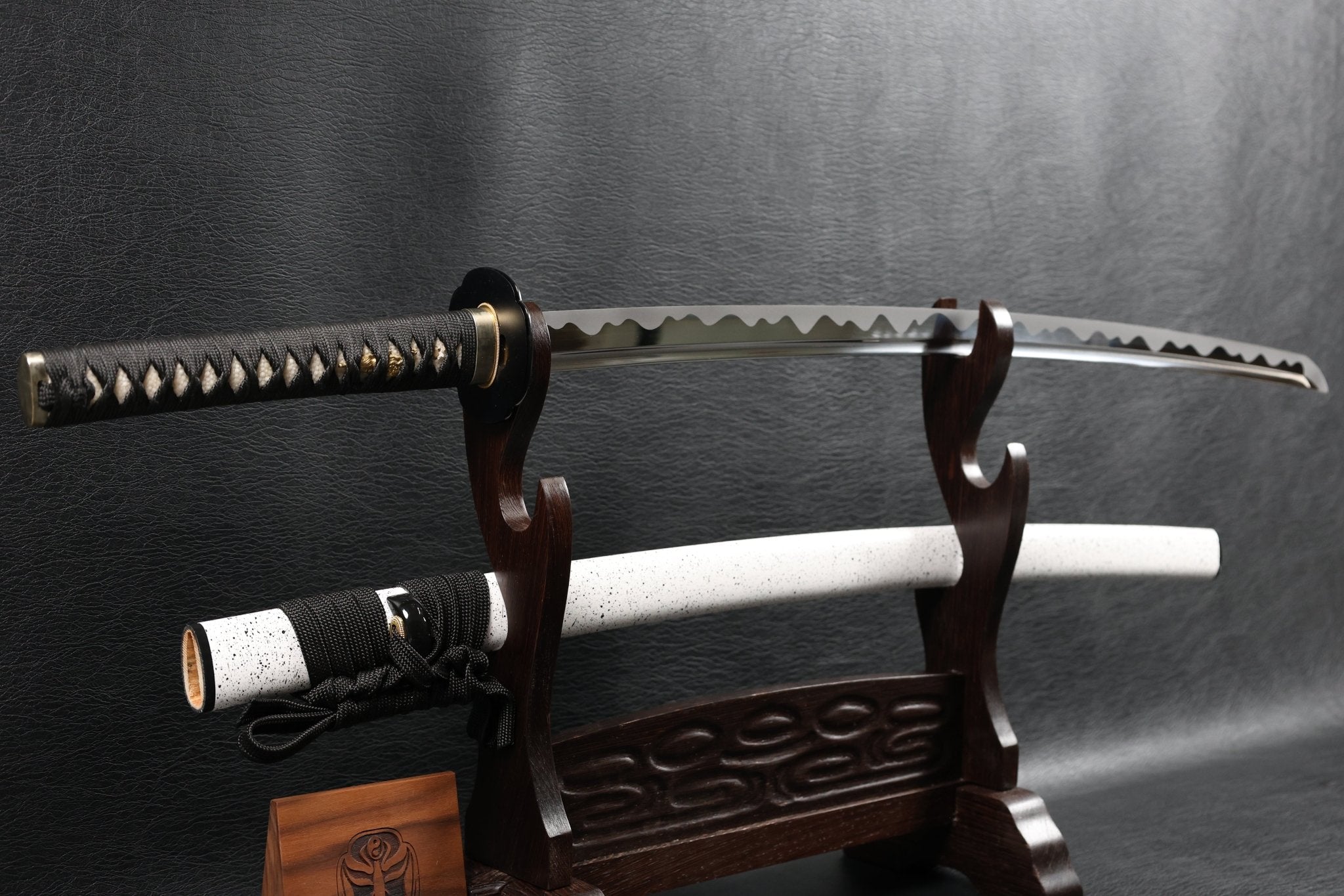 KSA Qing – WhiteRain Katana Spring Steel with Tōran Ba Hamon | KatanaSwordArt Katana For Sale 2025