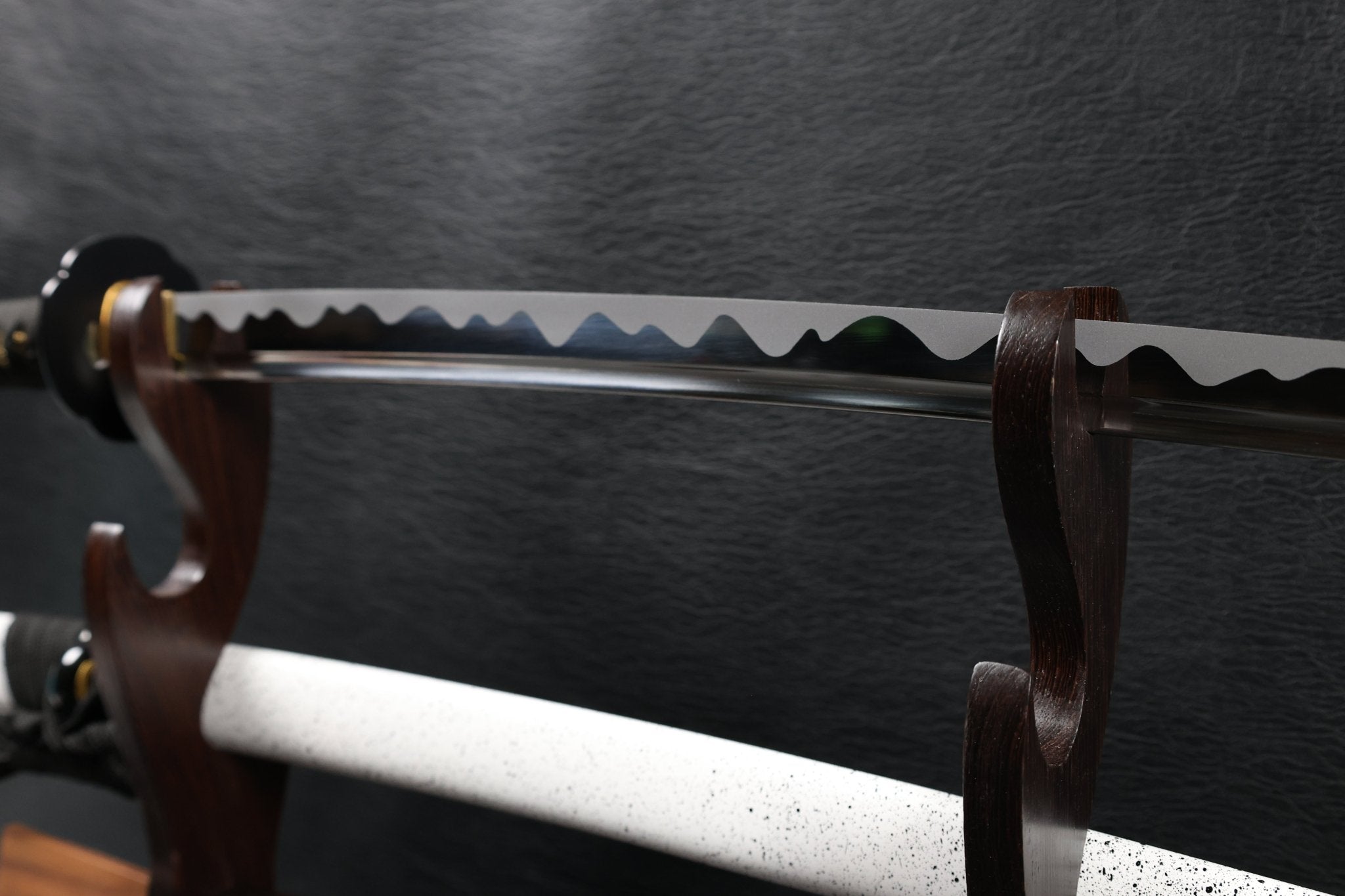 KSA Qing – WhiteRain Katana Spring Steel with Tōran Ba Hamon | KatanaSwordArt Katana For Sale 2025