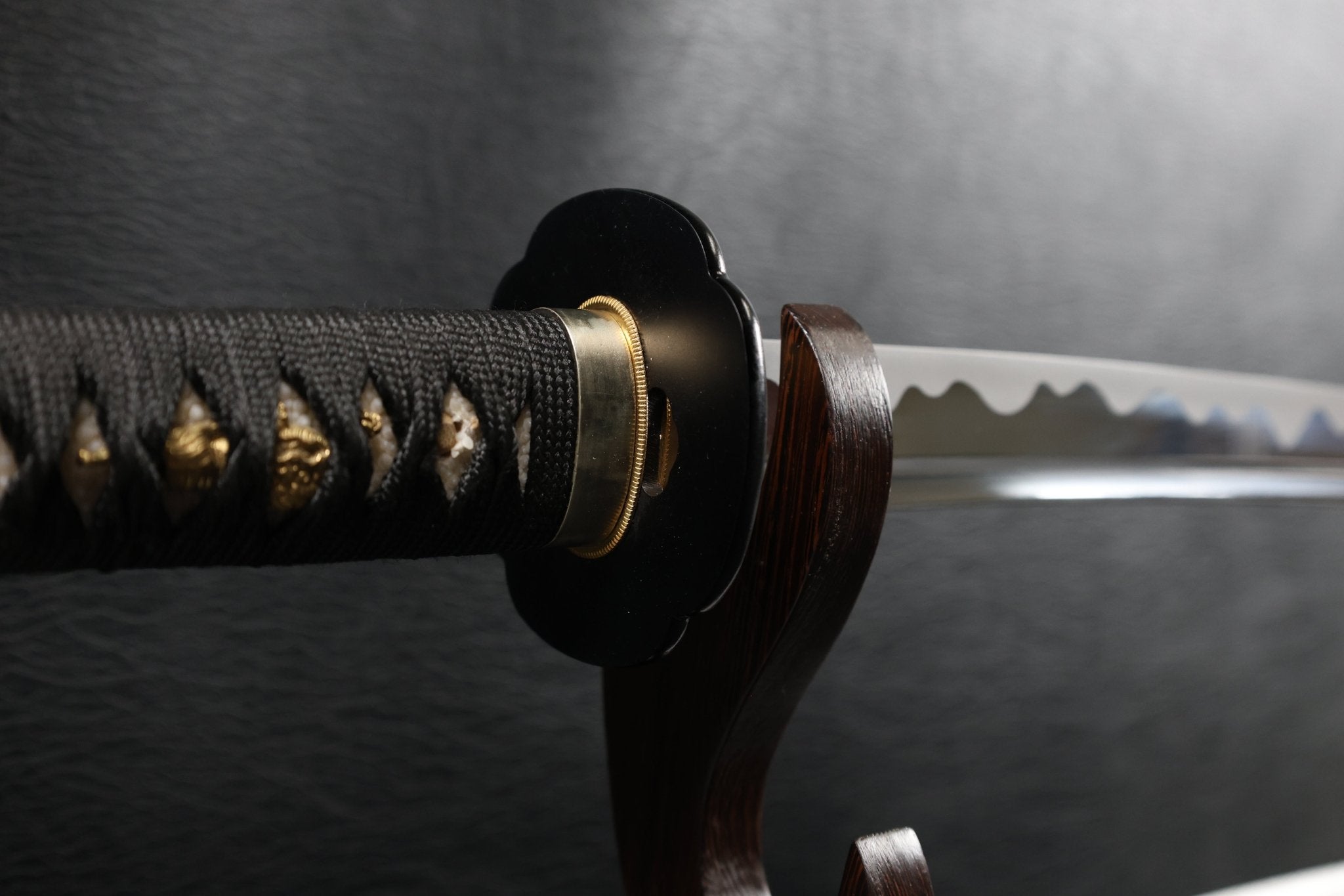 KSA Qing – WhiteRain Katana Spring Steel with Tōran Ba Hamon | KatanaSwordArt Katana For Sale 2025