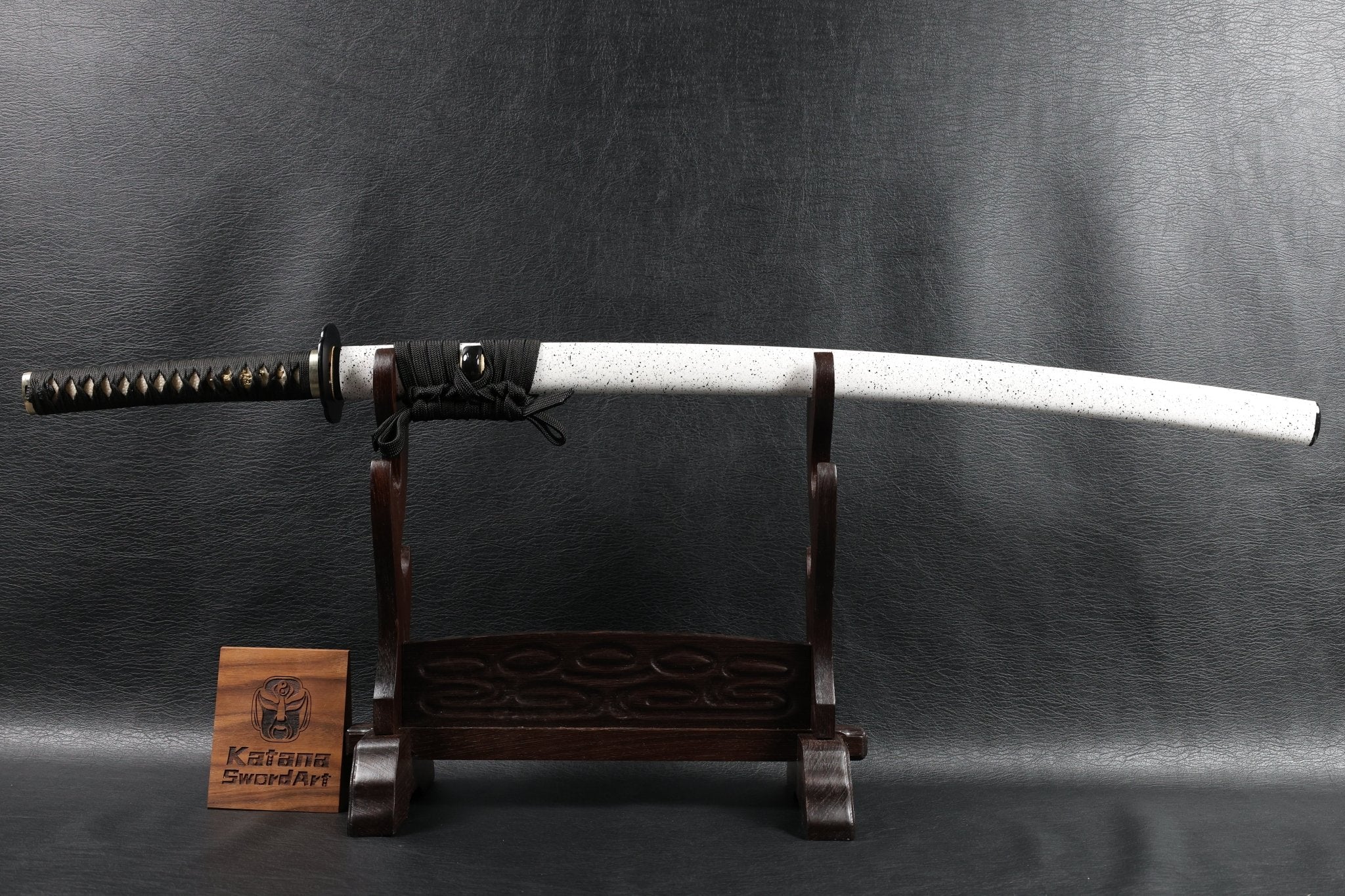 KSA Qing – WhiteRain Katana Spring Steel with Tōran Ba Hamon | KatanaSwordArt Katana For Sale 2025
