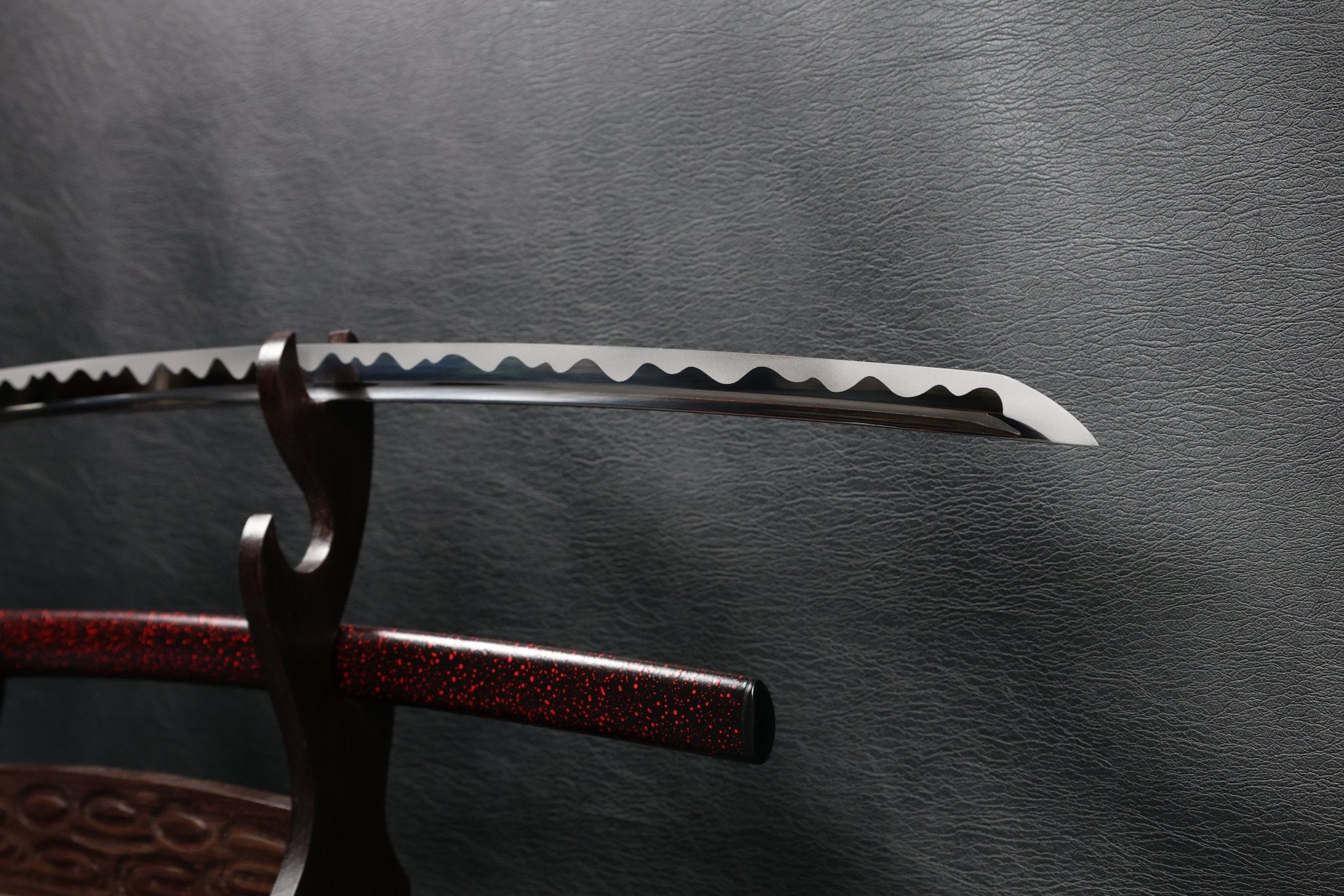 Katana Wavebreaker Spring Steel with Tōran Ba Hamon | KSA Qing | KatanaSwordArt Katana For Sale 2026