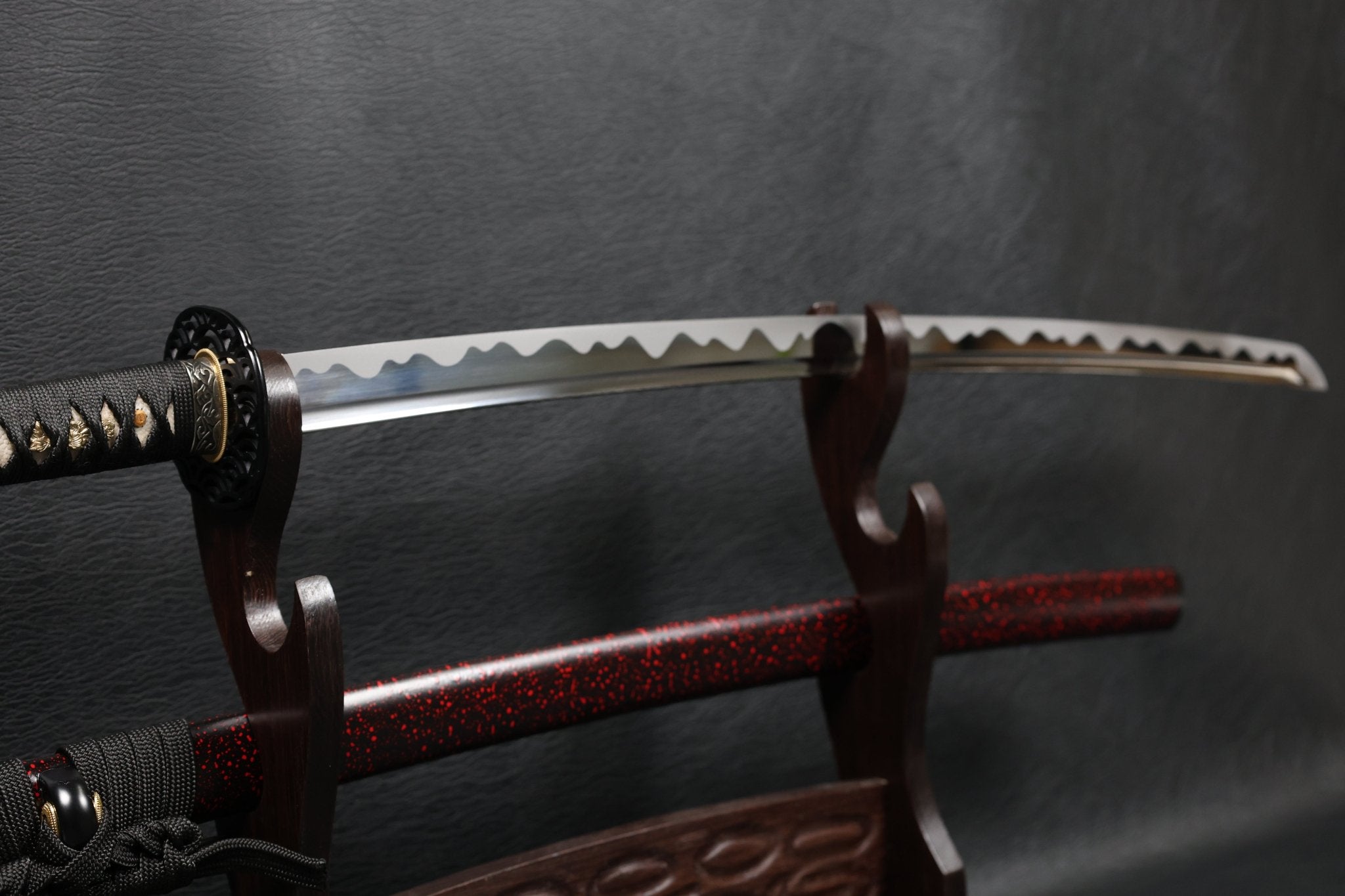 Katana Wavebreaker Spring Steel with Tōran Ba Hamon | KSA Qing | KatanaSwordArt Katana For Sale 2026