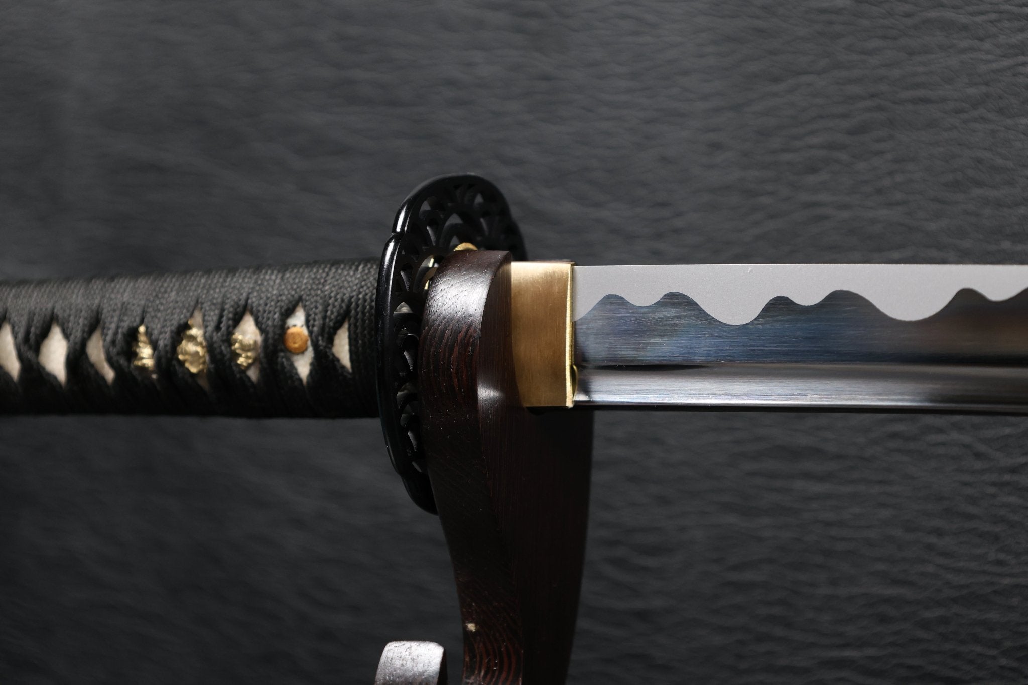 Katana Wavebreaker Spring Steel with Tōran Ba Hamon | KSA Qing | KatanaSwordArt Katana For Sale 2026