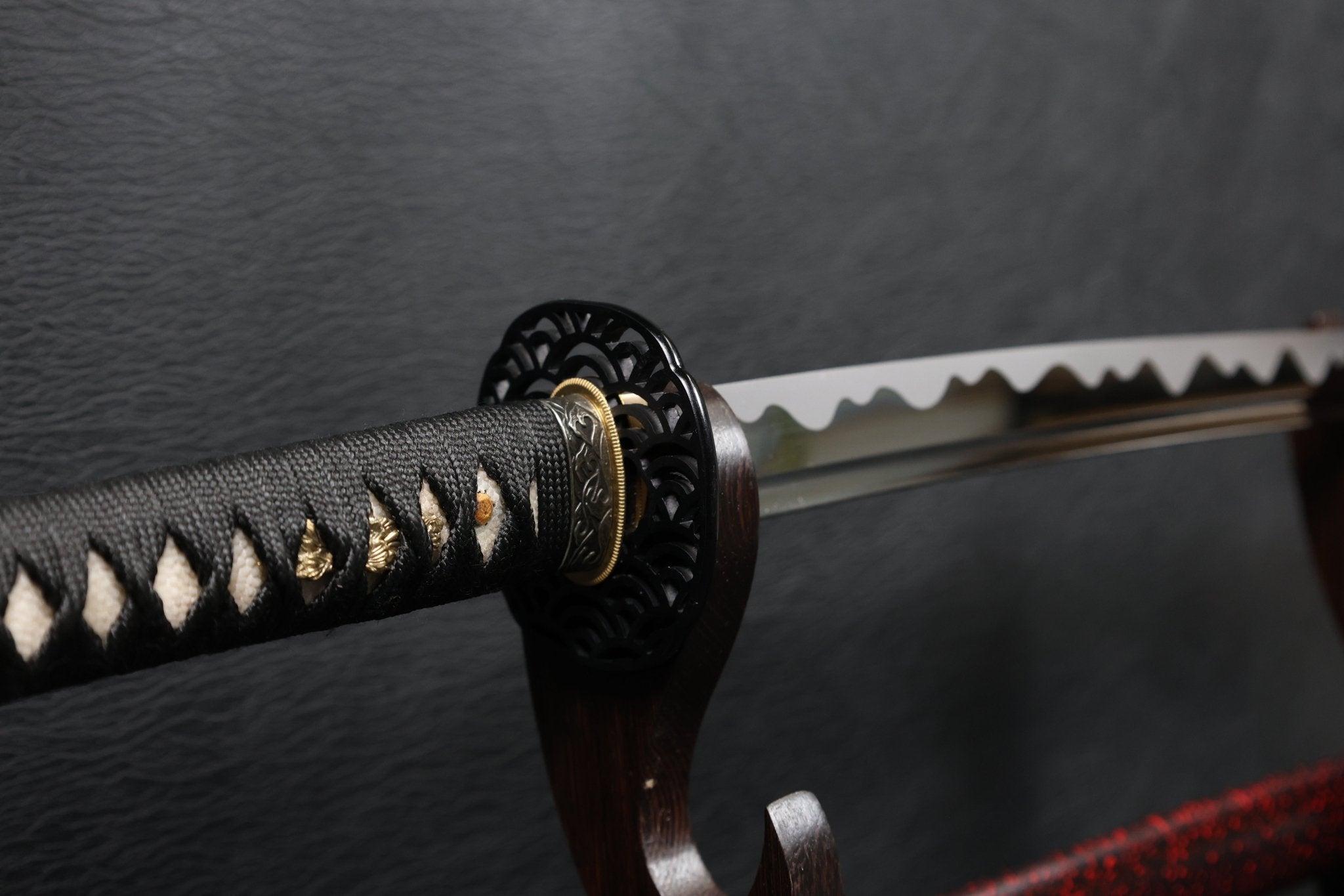 Katana Wavebreaker Spring Steel with Tōran Ba Hamon | KSA Qing | KatanaSwordArt Katana For Sale 2026