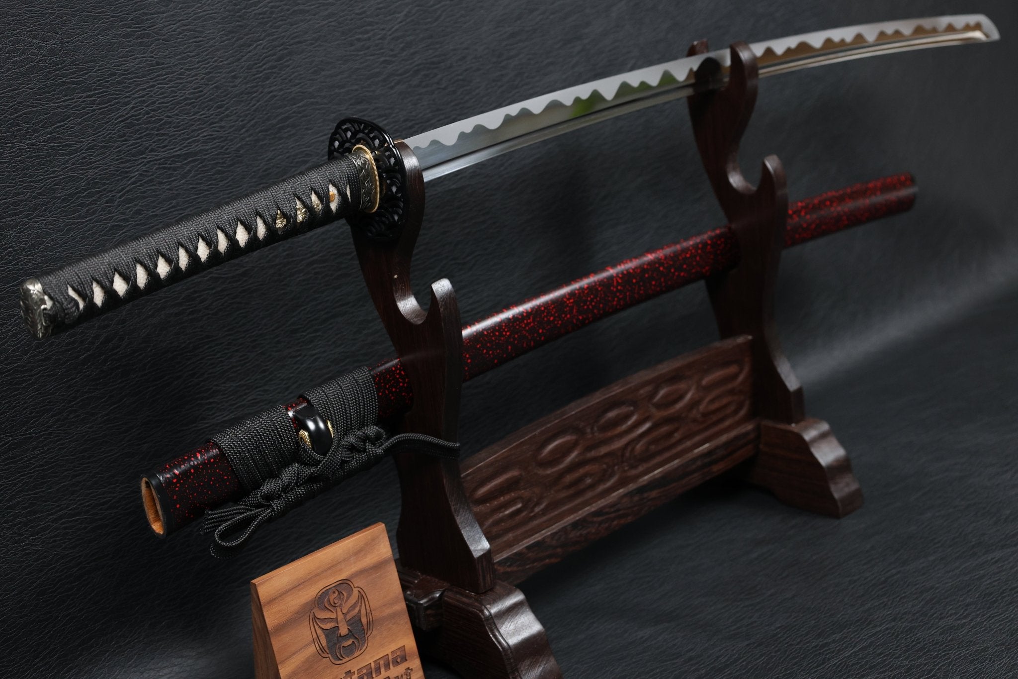 Katana Wavebreaker Spring Steel with Tōran Ba Hamon | KSA Qing | KatanaSwordArt Katana For Sale 2026