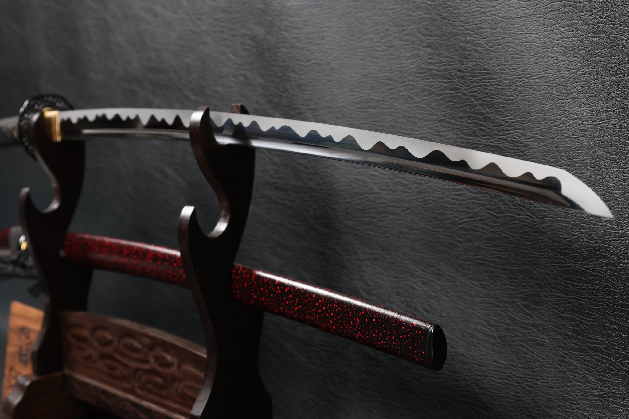Katana Wavebreaker Spring Steel with Tōran Ba Hamon | KSA Qing | KatanaSwordArt Katana For Sale 2026