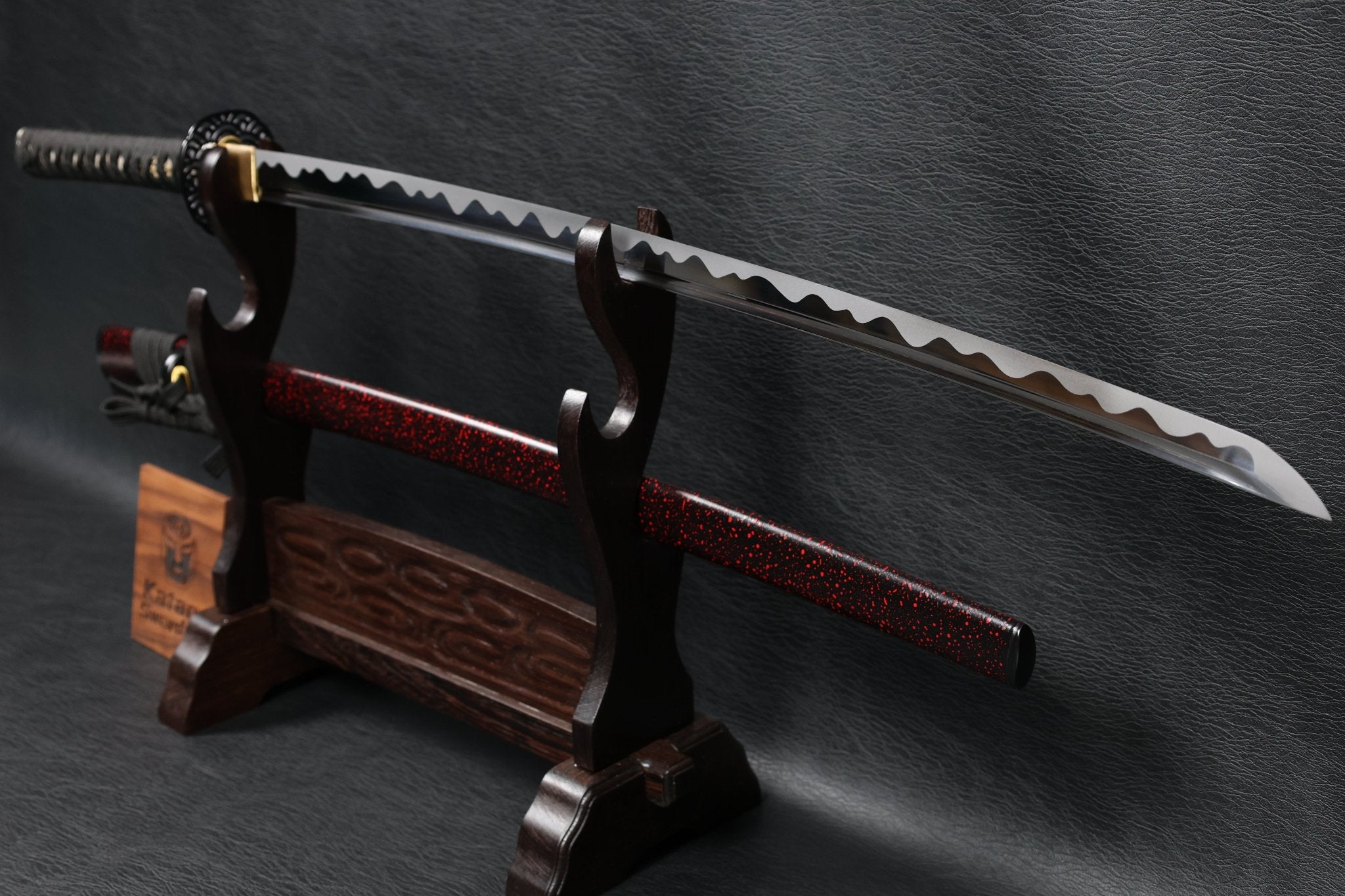 Katana Wavebreaker Spring Steel with Tōran Ba Hamon | KSA Qing | KatanaSwordArt Katana For Sale 2026