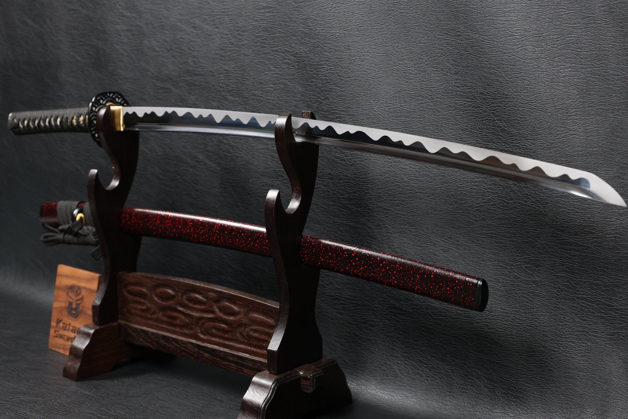 Katana Wavebreaker Spring Steel with Tōran Ba Hamon | KSA Qing | KatanaSwordArt Katana For Sale 2026