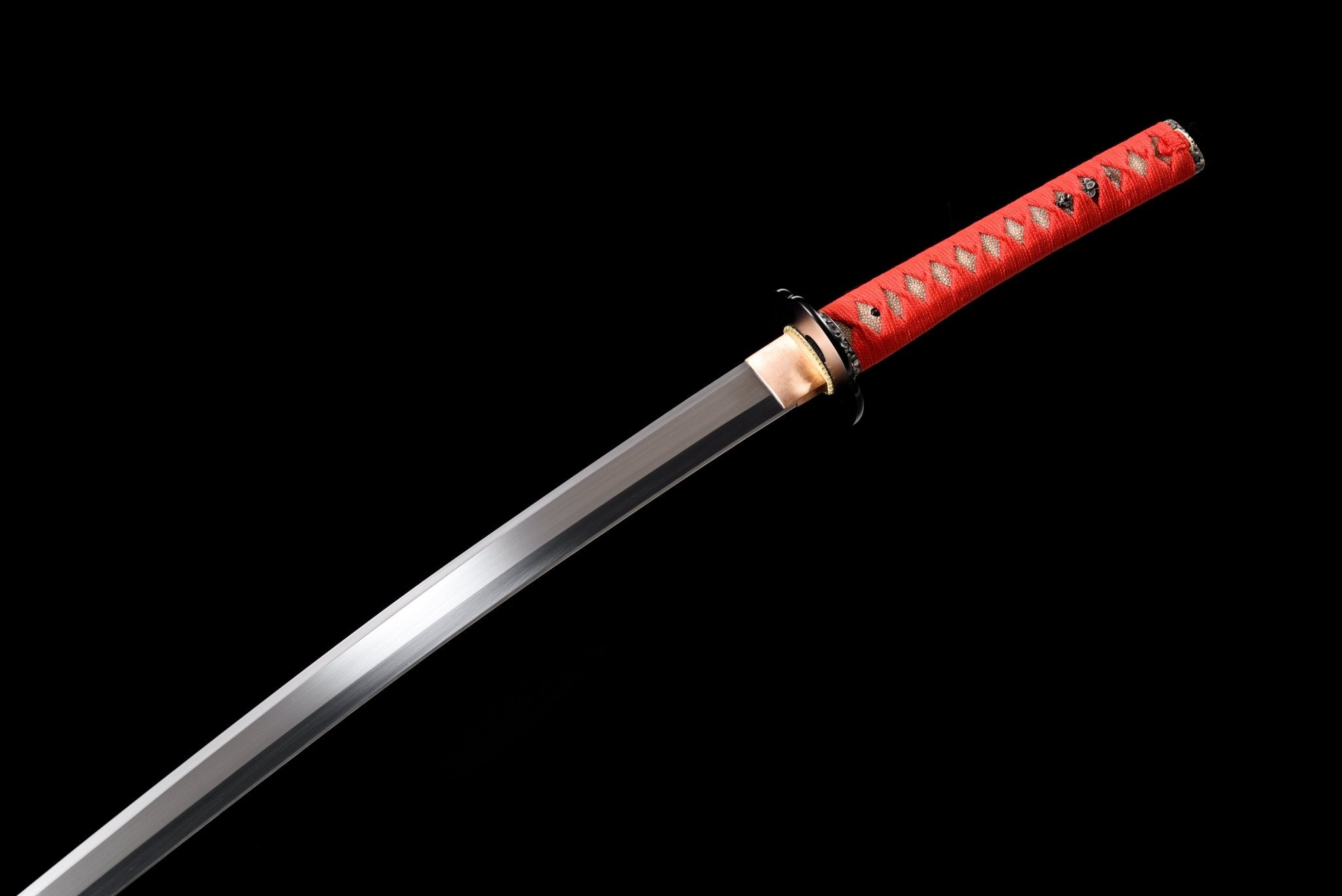 Performance Katana Crimson Edge High Carbon Clay Tempered Red Saya 緋刃 | KatanaSwordArt Katana For Sale 2025