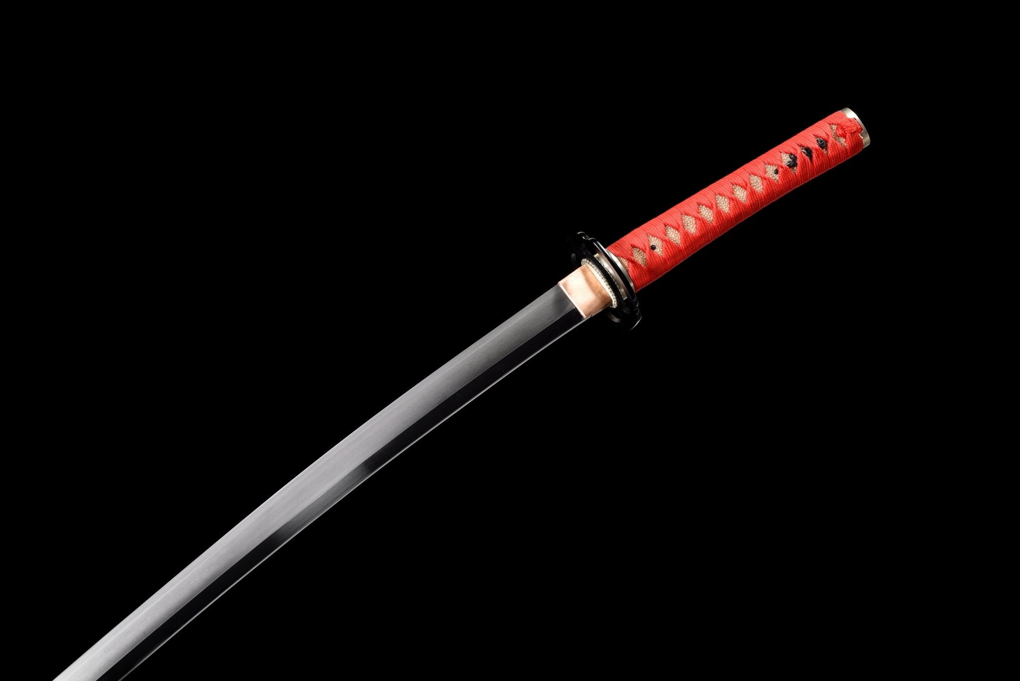 Performance Katana Crimson Flame High Carbon Clay Tempered Red Saya 紅焰 | KatanaSwordArt Katana For Sale 2025