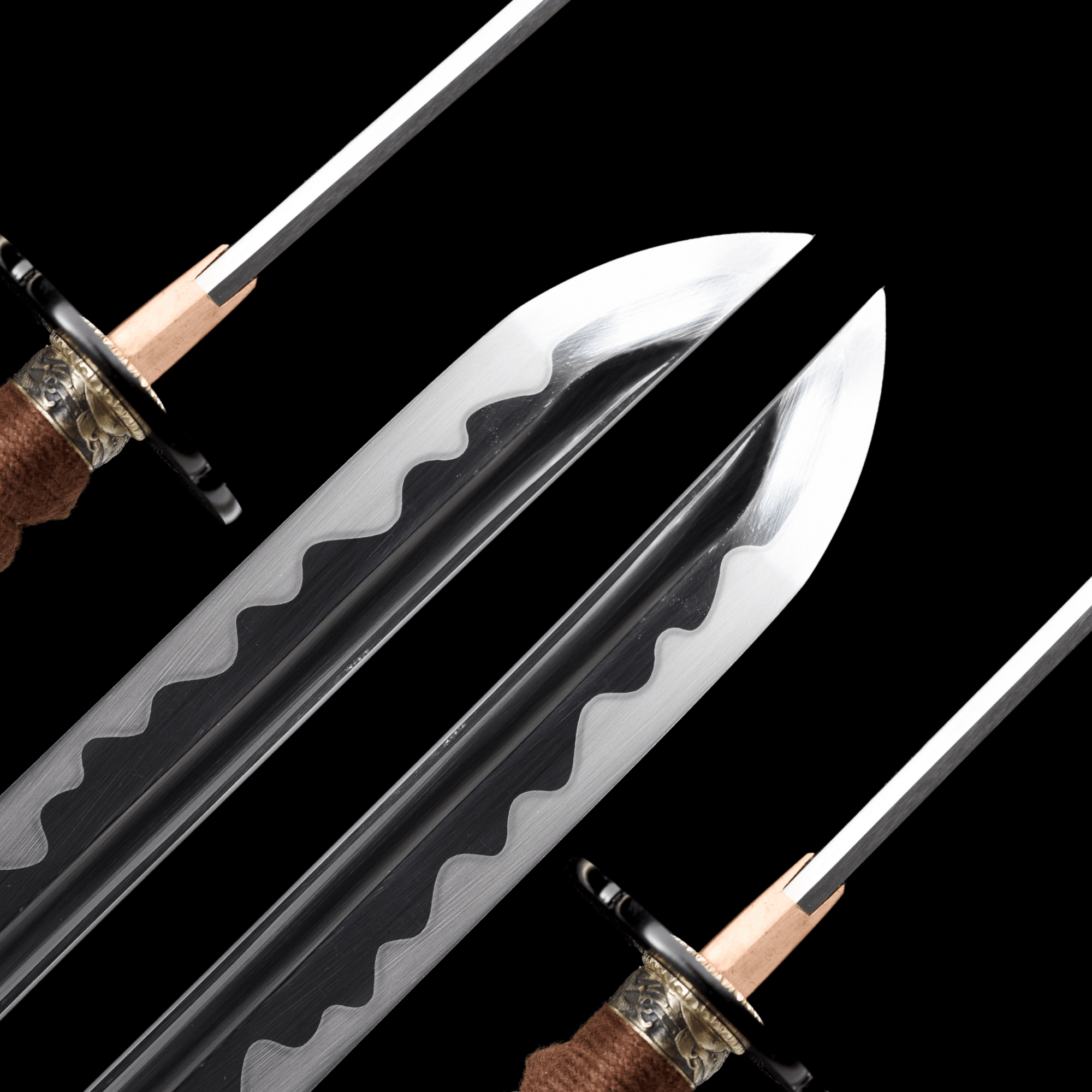 Performance Katana Earth Flame Spring Steel Black Saya 焰土 | KatanaSwordArt Katana For Sale 2025