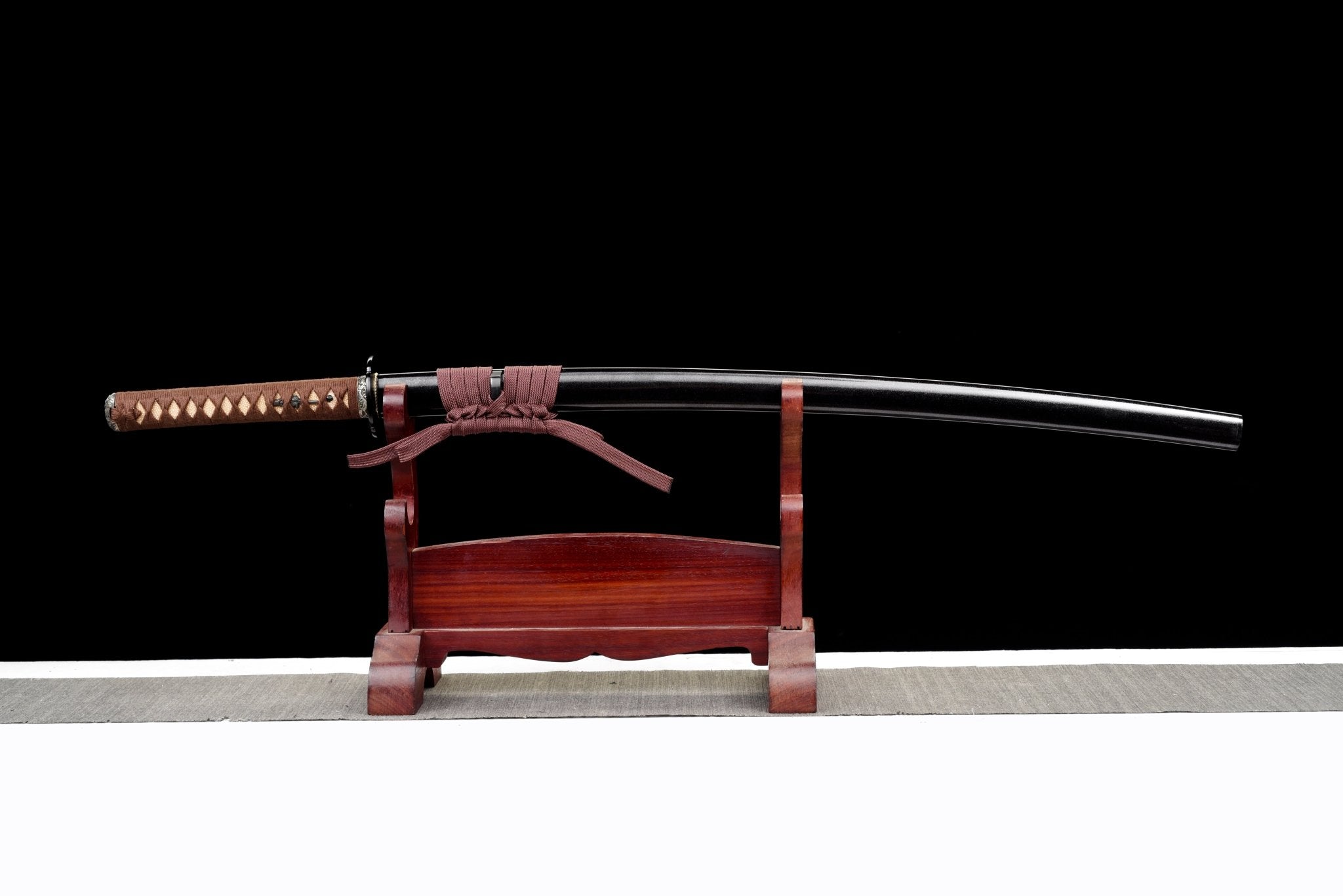 Performance Katana Earth Flame Spring Steel Black Saya 焰土 | KatanaSwordArt Katana For Sale 2025