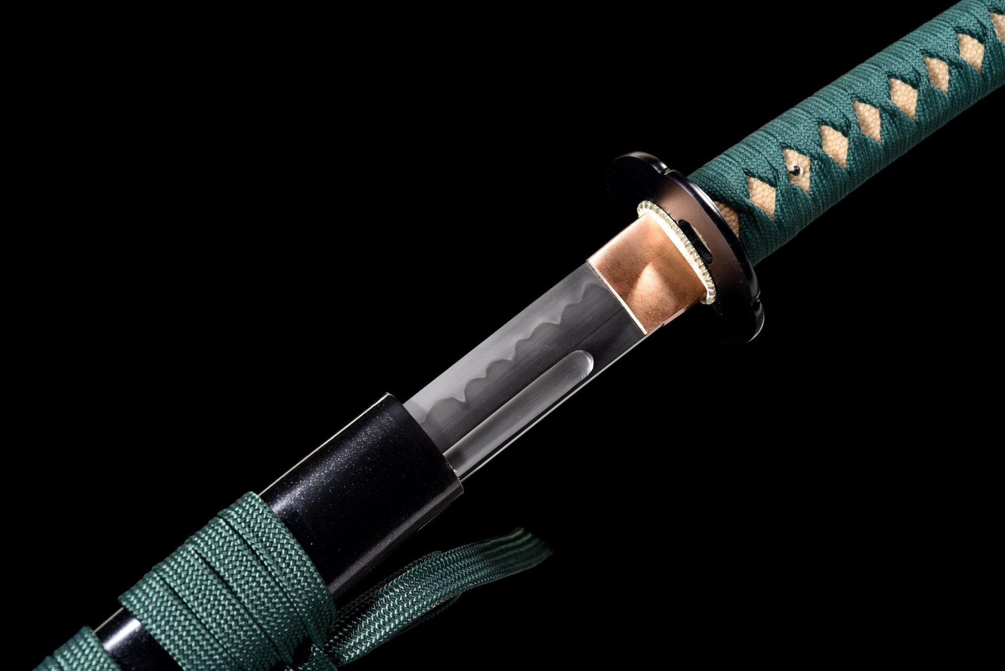Performance Katana Evergreen Spirit High Carbon Clay Tempered Black Saya 常青 | KatanaSwordArt Katana For Sale 2025