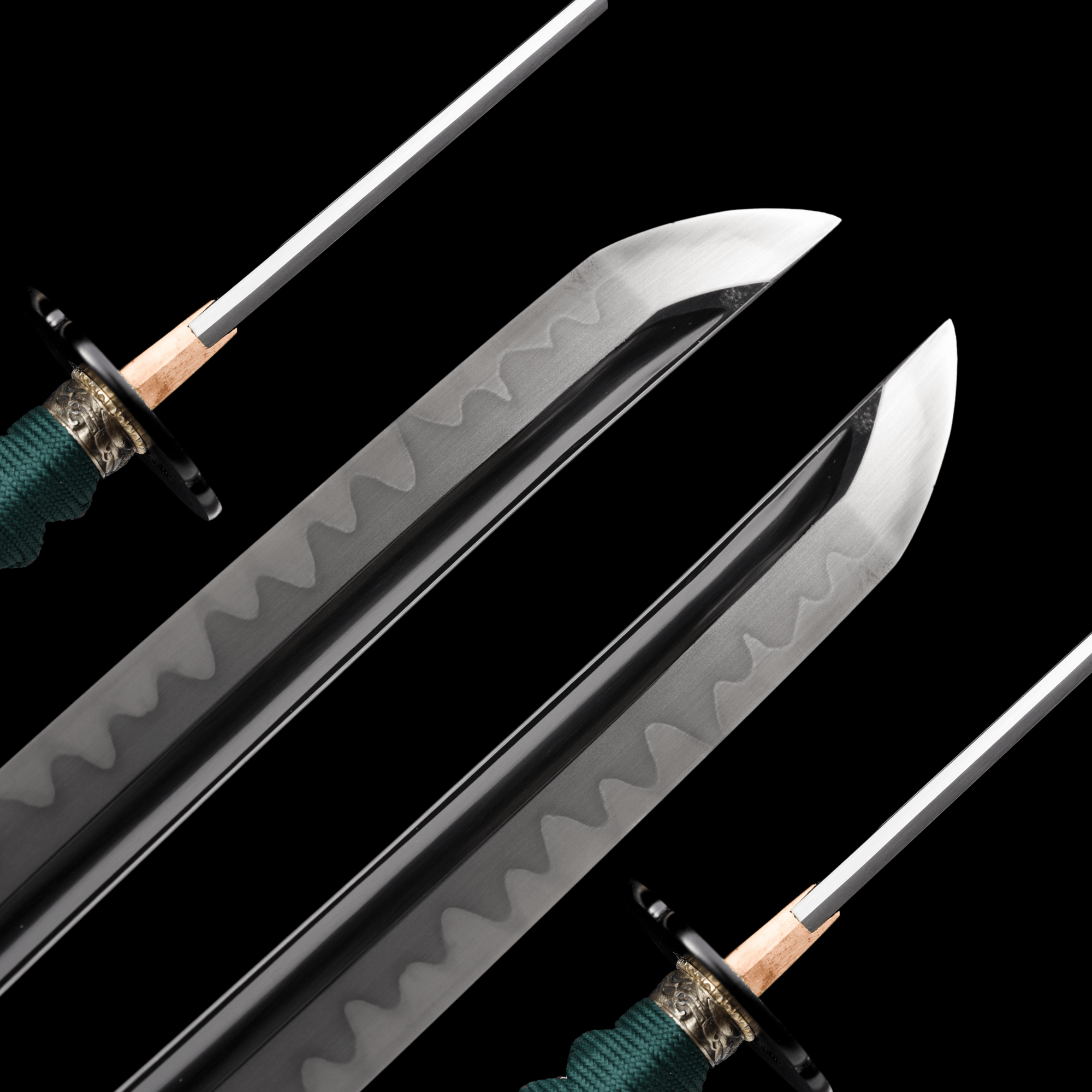 Performance Katana Evergreen Spirit High Carbon Clay Tempered Black Saya 常青 | KatanaSwordArt Katana For Sale 2025