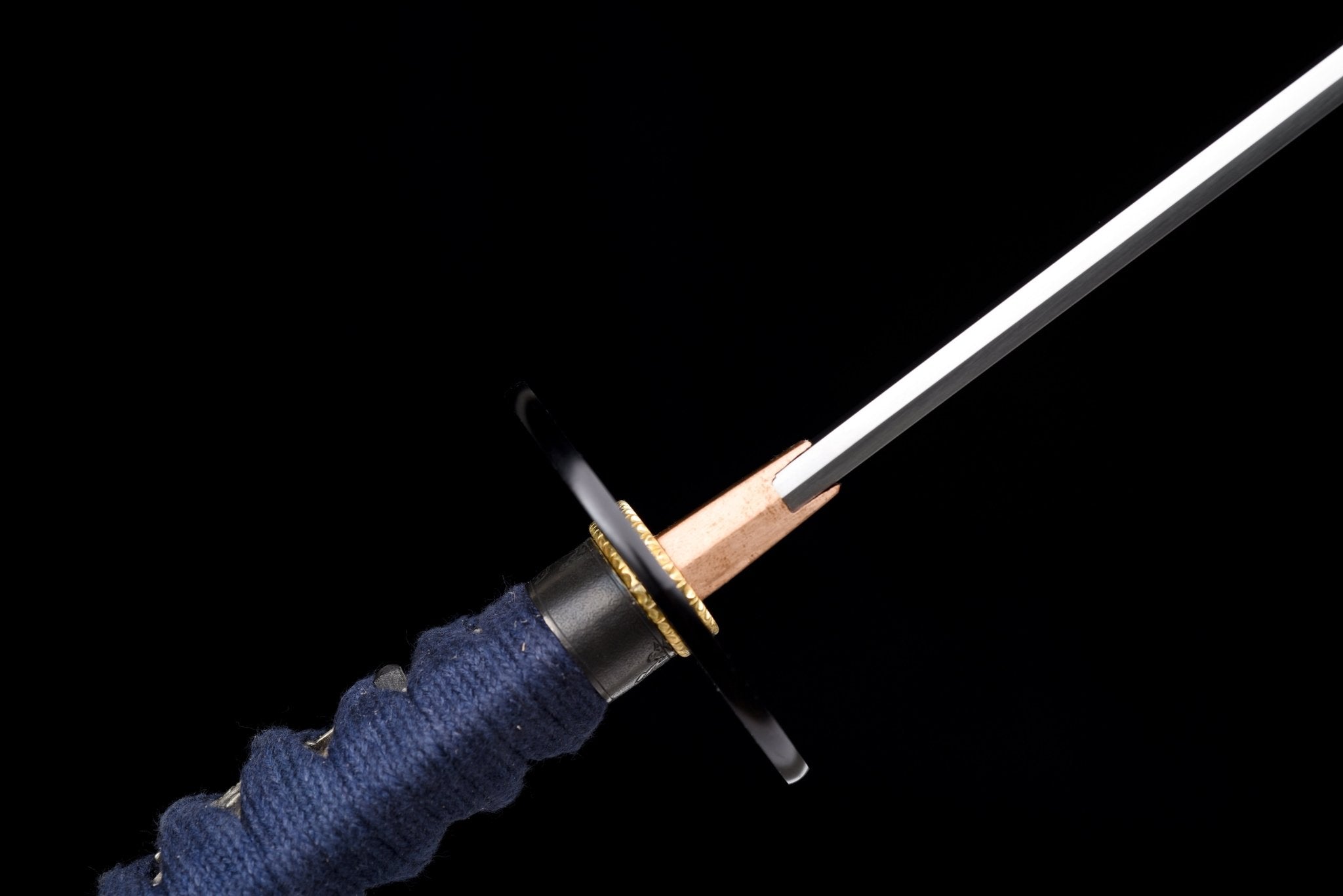 Performance Katana Lotus Flame Spring Steel Black Saya 藍蓮 | KatanaSwordArt Katana For Sale 2025